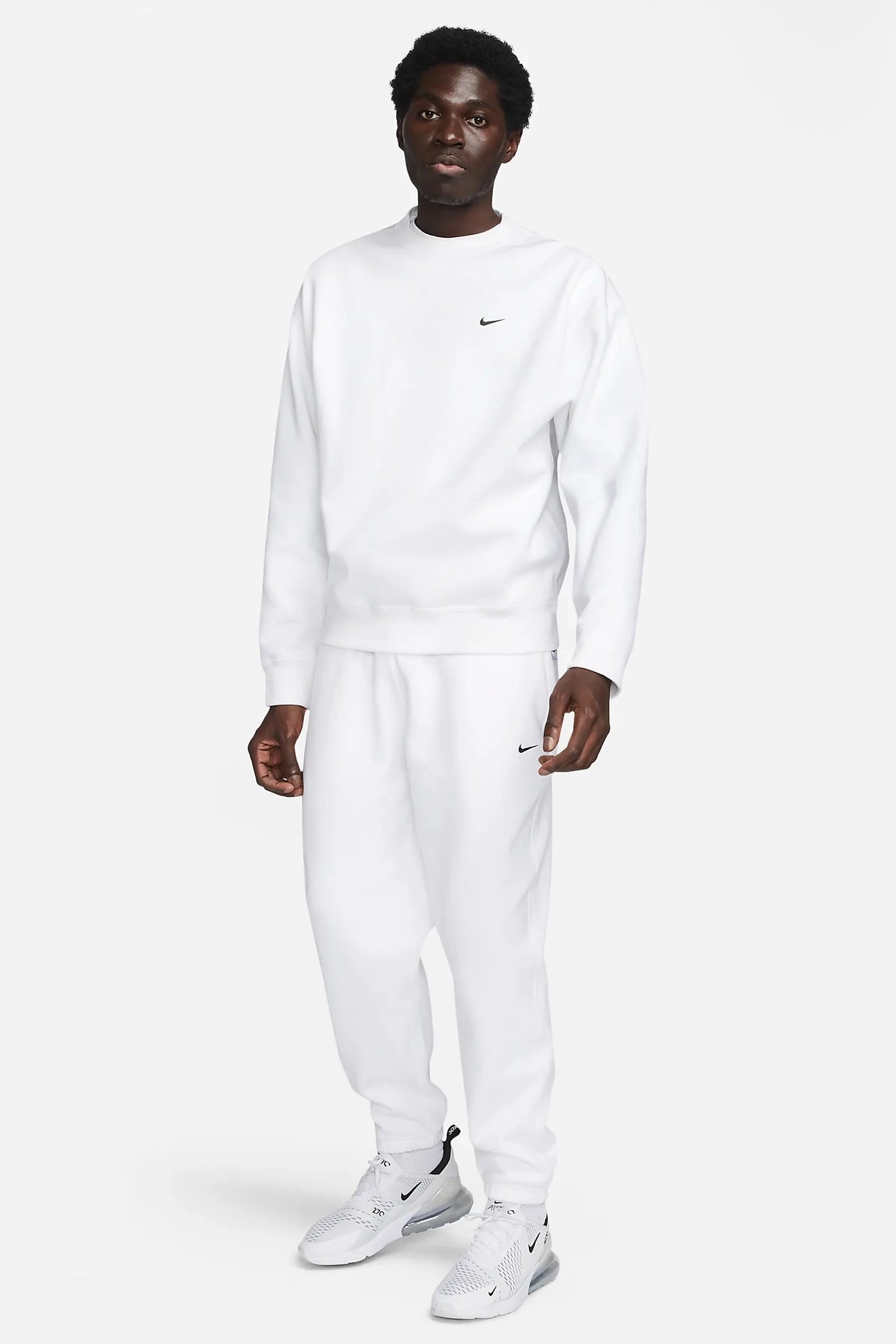 Solo Swoosh Fleece Erkek Joggers - Off White