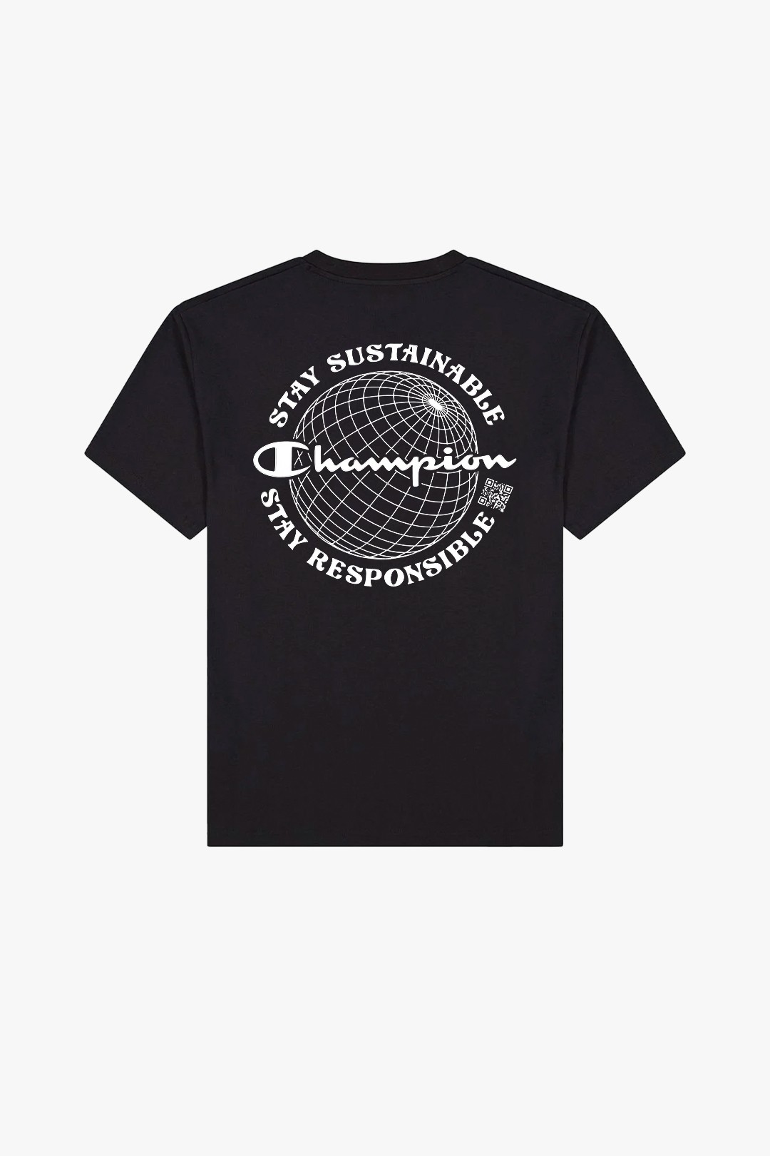 Eco Future Crewneck T-Shirt - Siyah