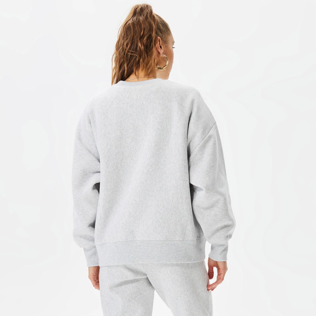 Powerblend Fleece Crew, C Logo Sweatshirt - Gri