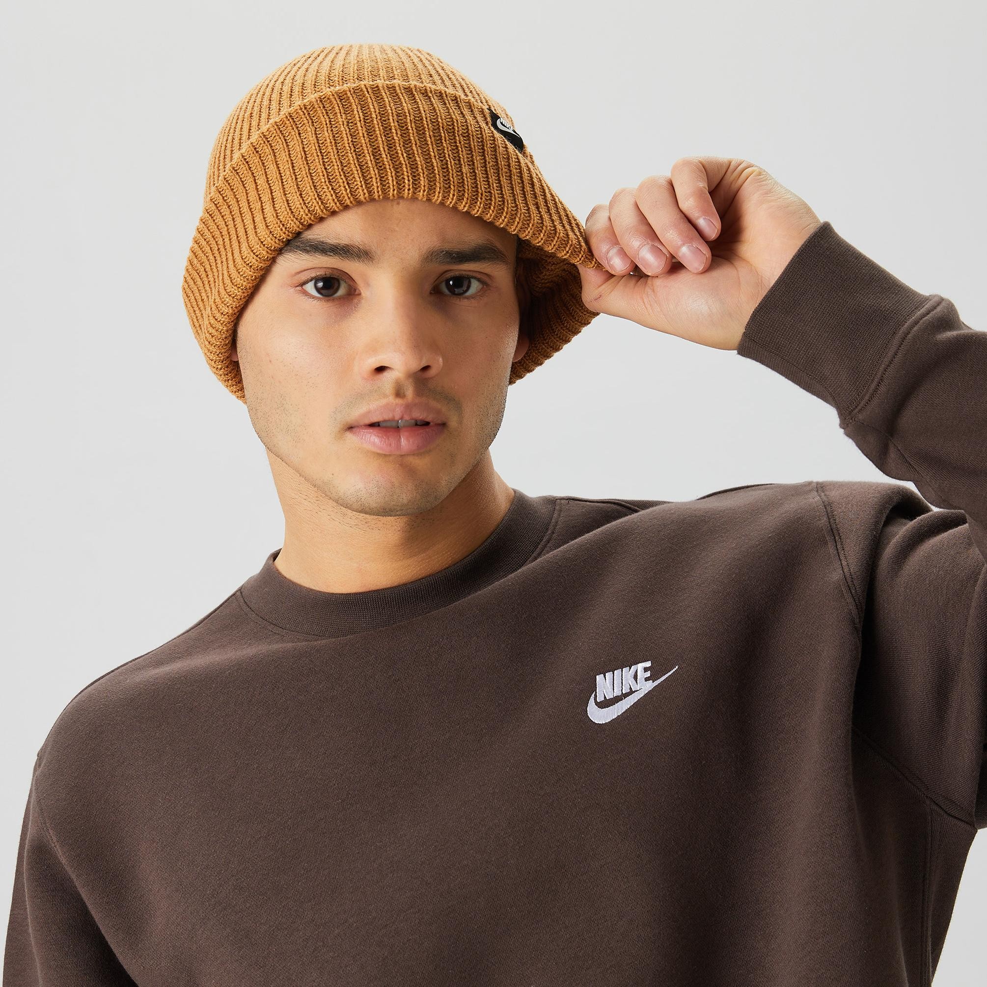 Club French Terry Sweatshirt - Kahverengi