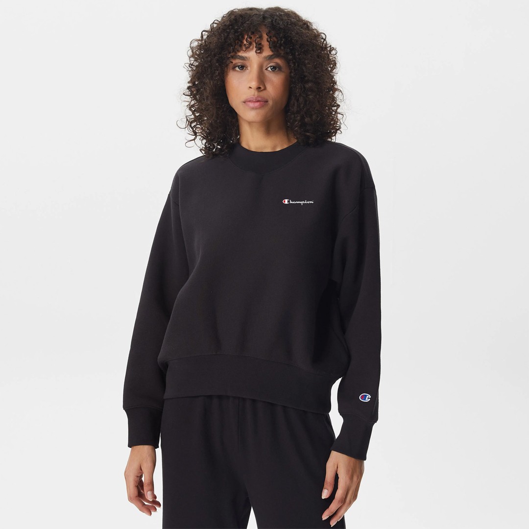 Powerblend Fleece Crew Sweatshirt - Siyah