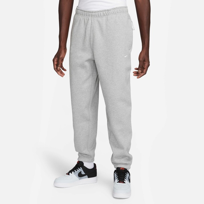 Solo Swoosh Fleece Eşofman Altı - Dark Grey Heather/Silver