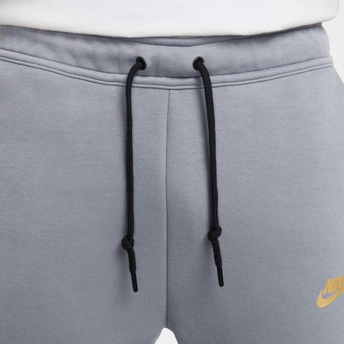 Tech Fleece Joggers - Cool Grey/Metallic Gold