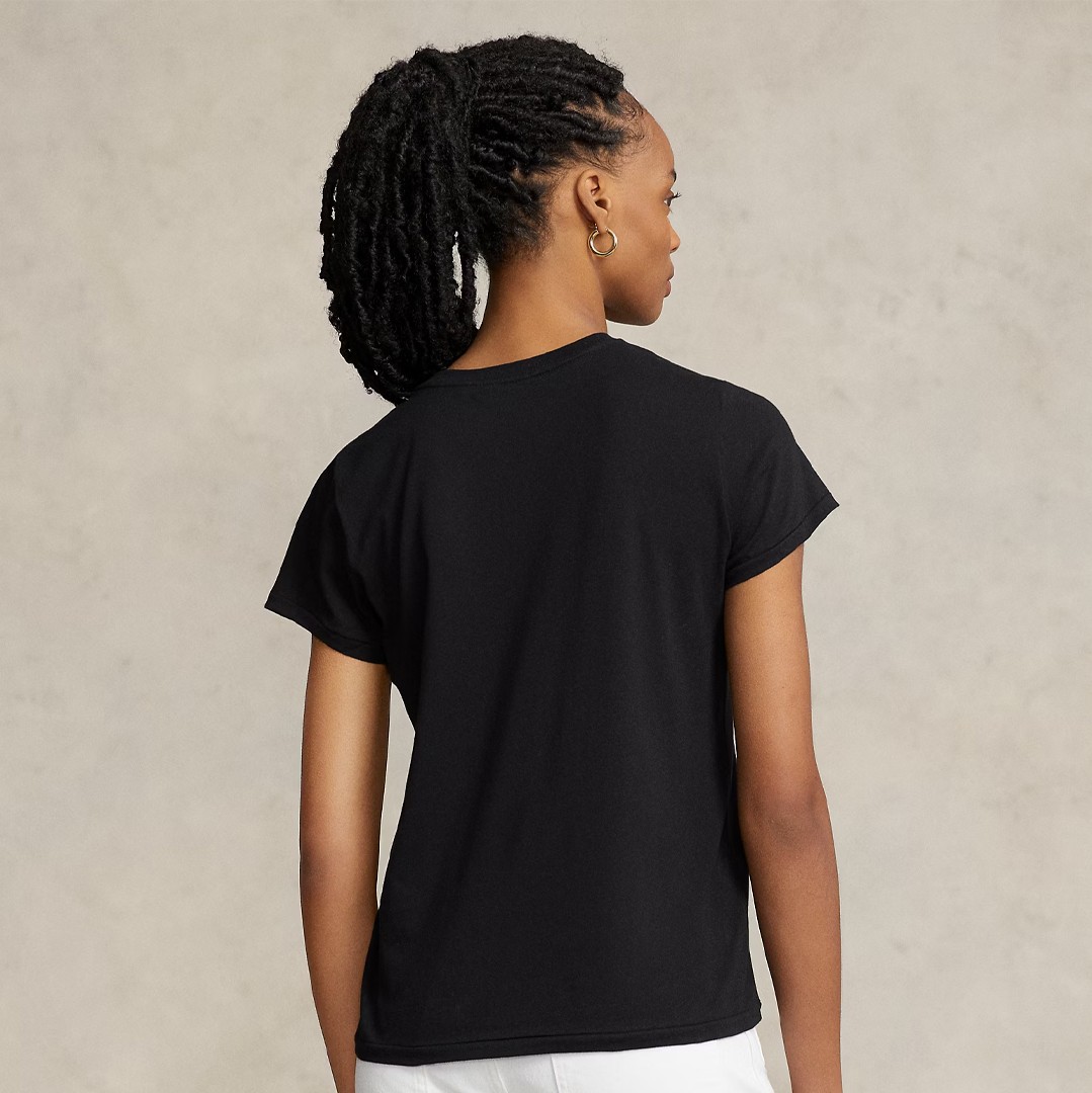 Jersey Crewneck T-Shirt - Siyah