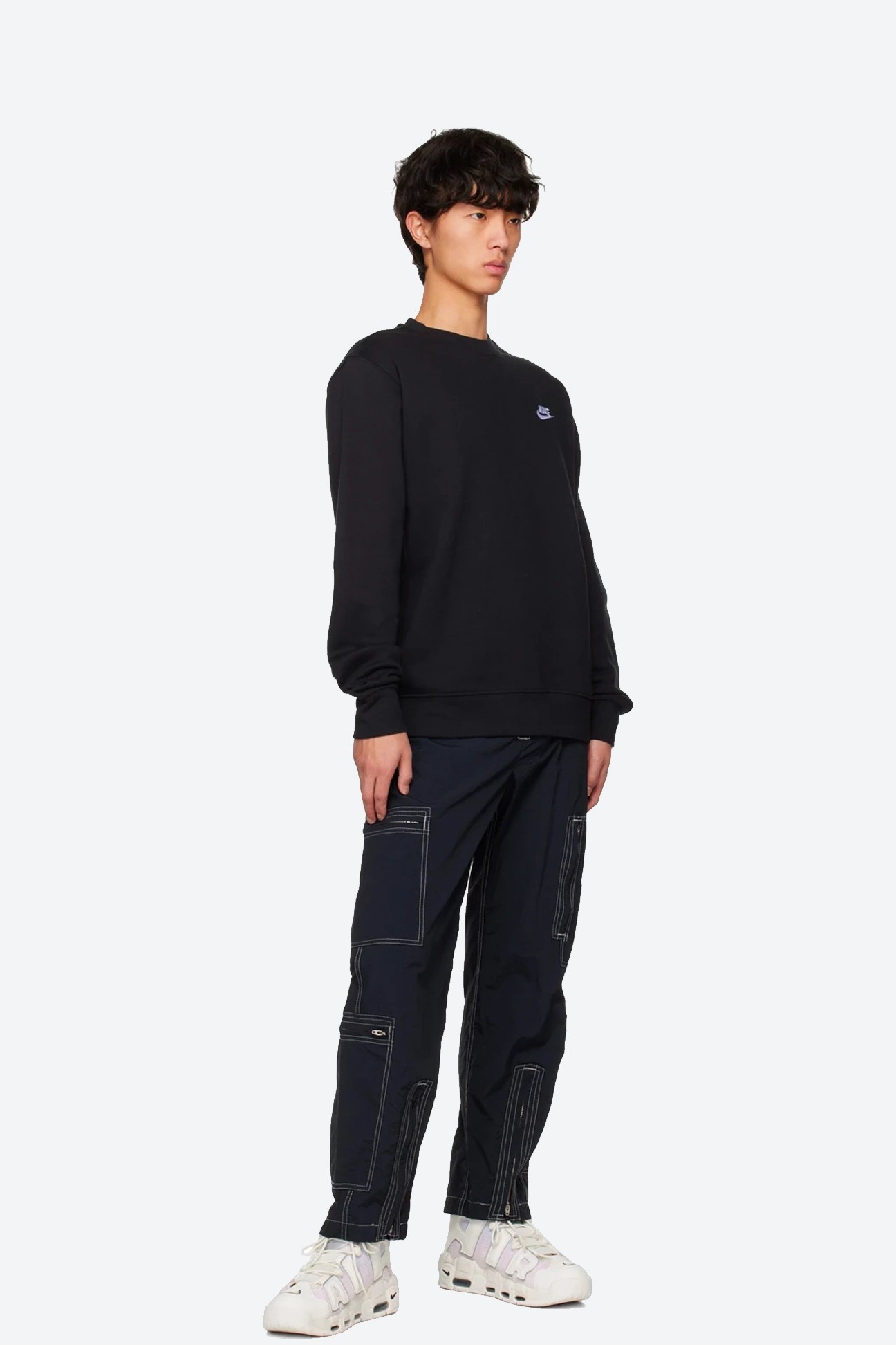 Club French Terry Sweatshirt - Siyah