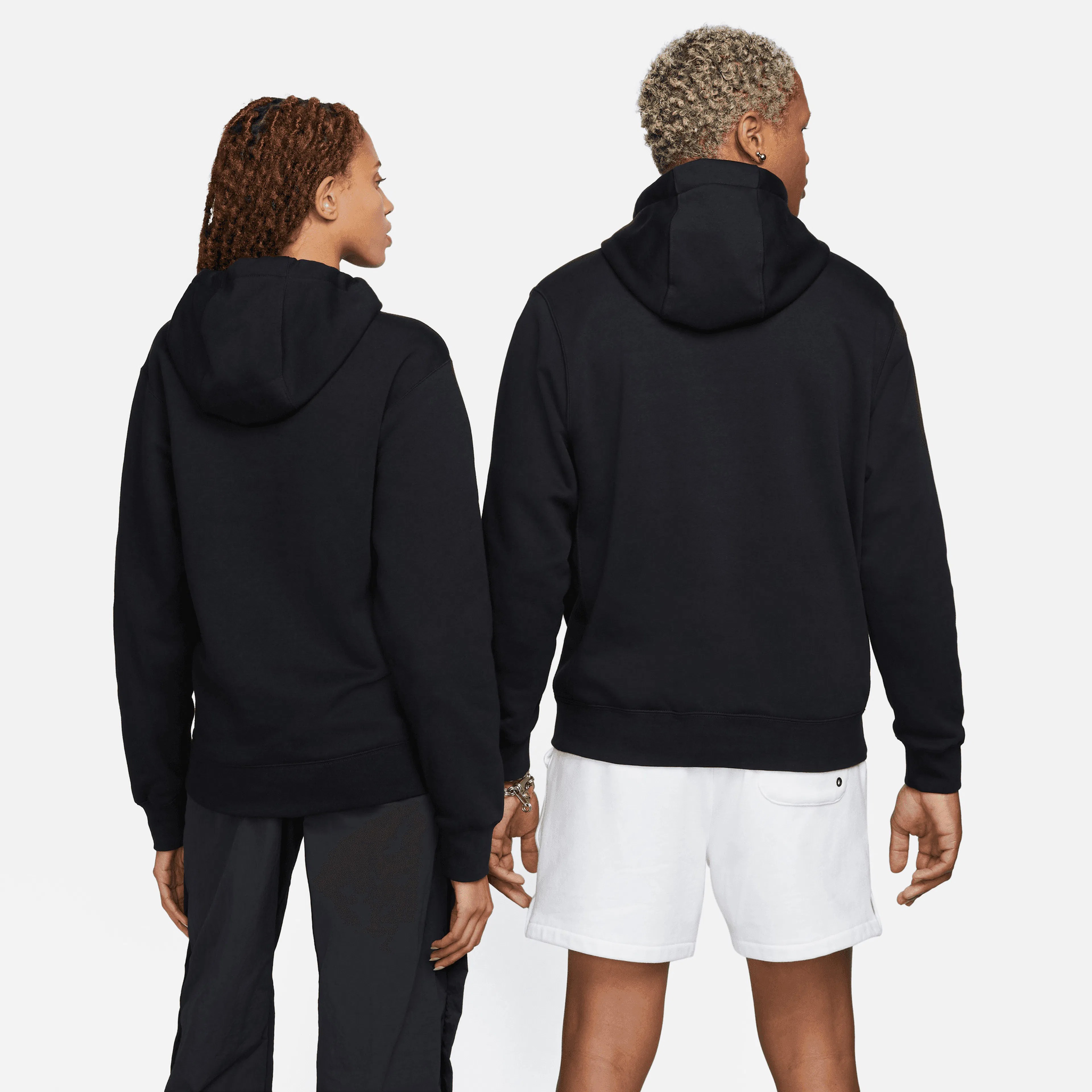 Club Fleece Kapüşonlu Sweatshirt - Siyah