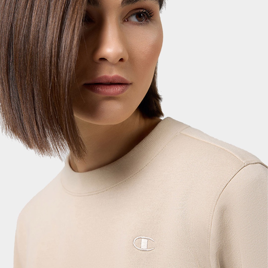 Powerblend Fleece Crew, C Logo Sweatshirt - Kahverengi