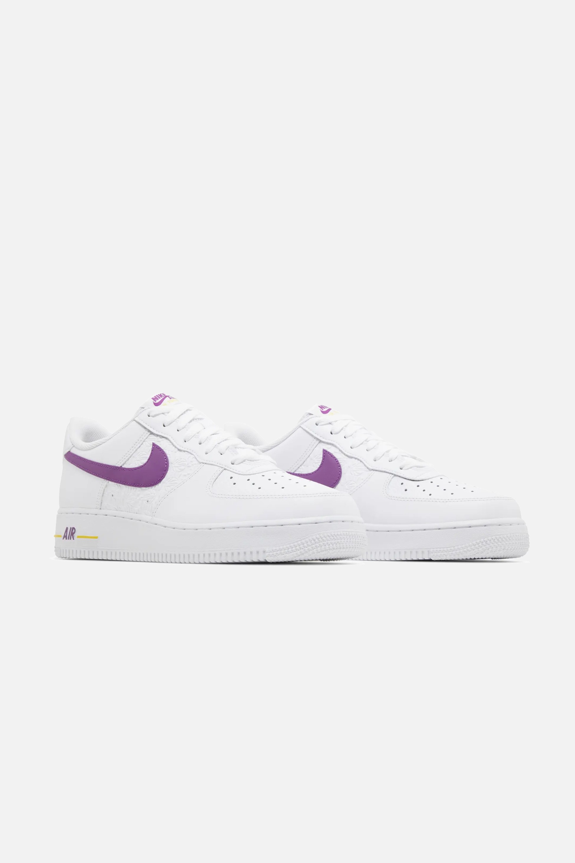 Air Force 1 '07 '' Embossed - Beyaz/Mor