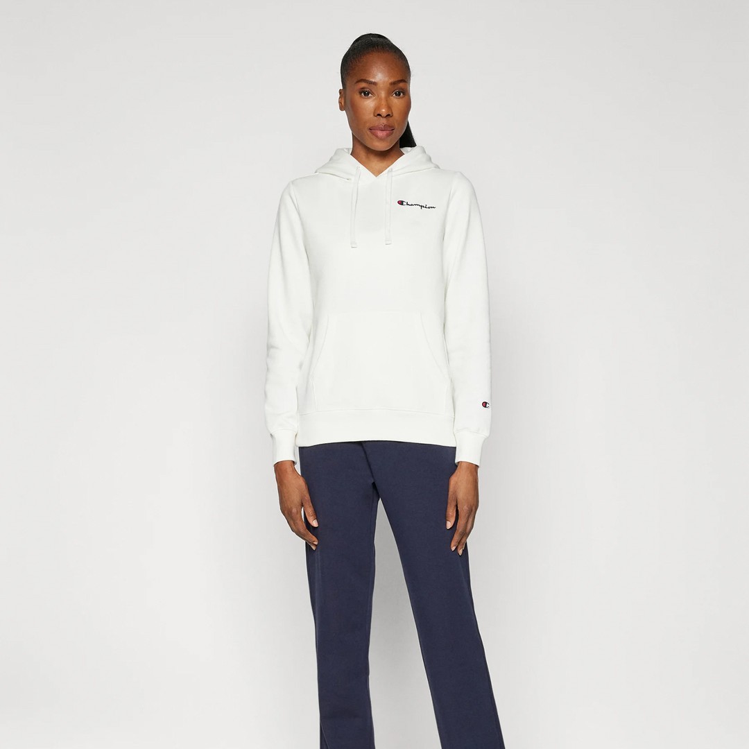 Eco Organic Cotton Hoodie - Beyaz
