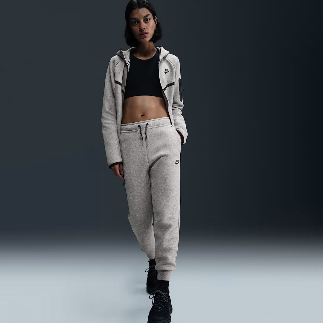 Sportswear Tech Fleece Kadın Eşofman Altı - Dark Grey Heather/Black