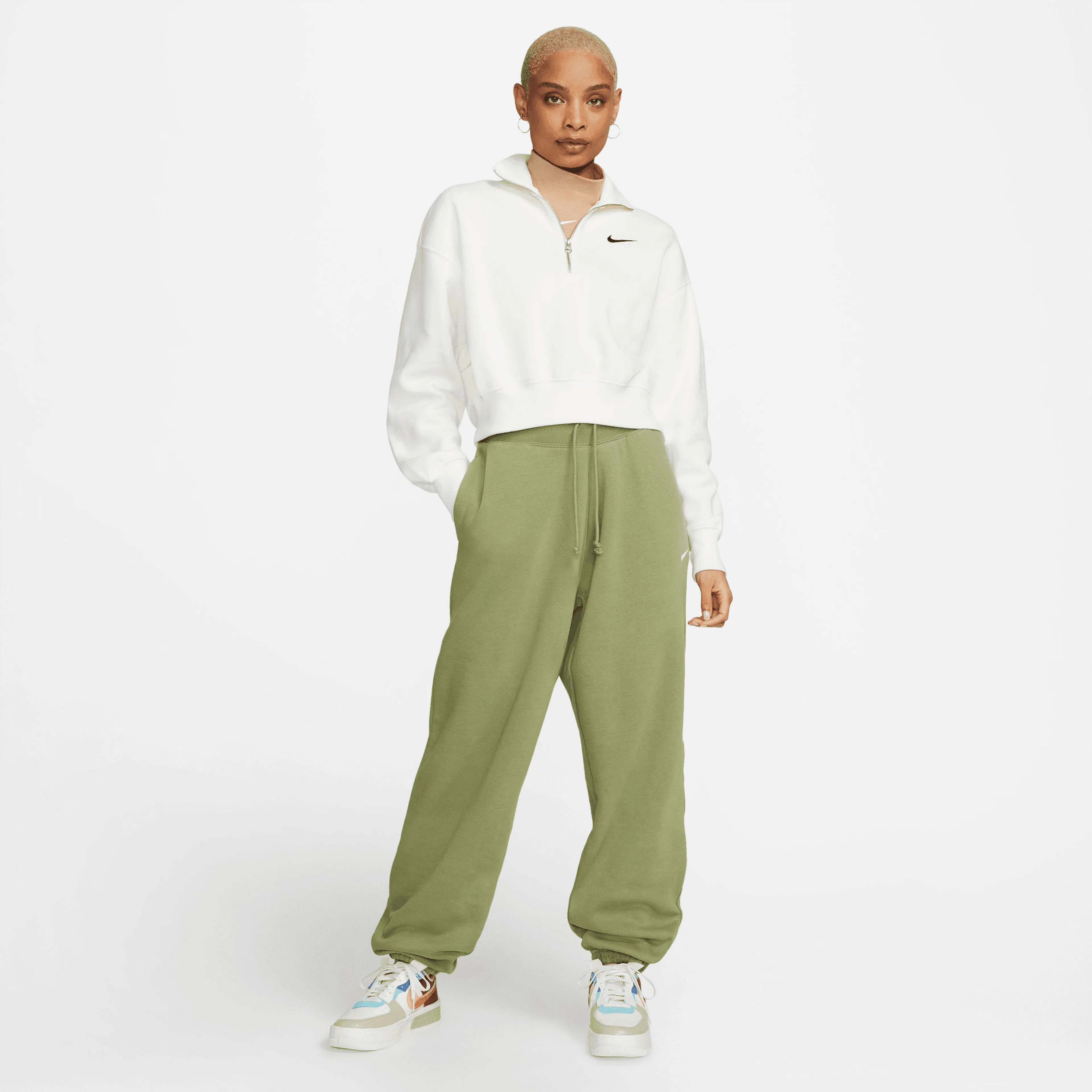 Solo Swoosh Phoenix Fleece Eşofman Altı - Yeşil