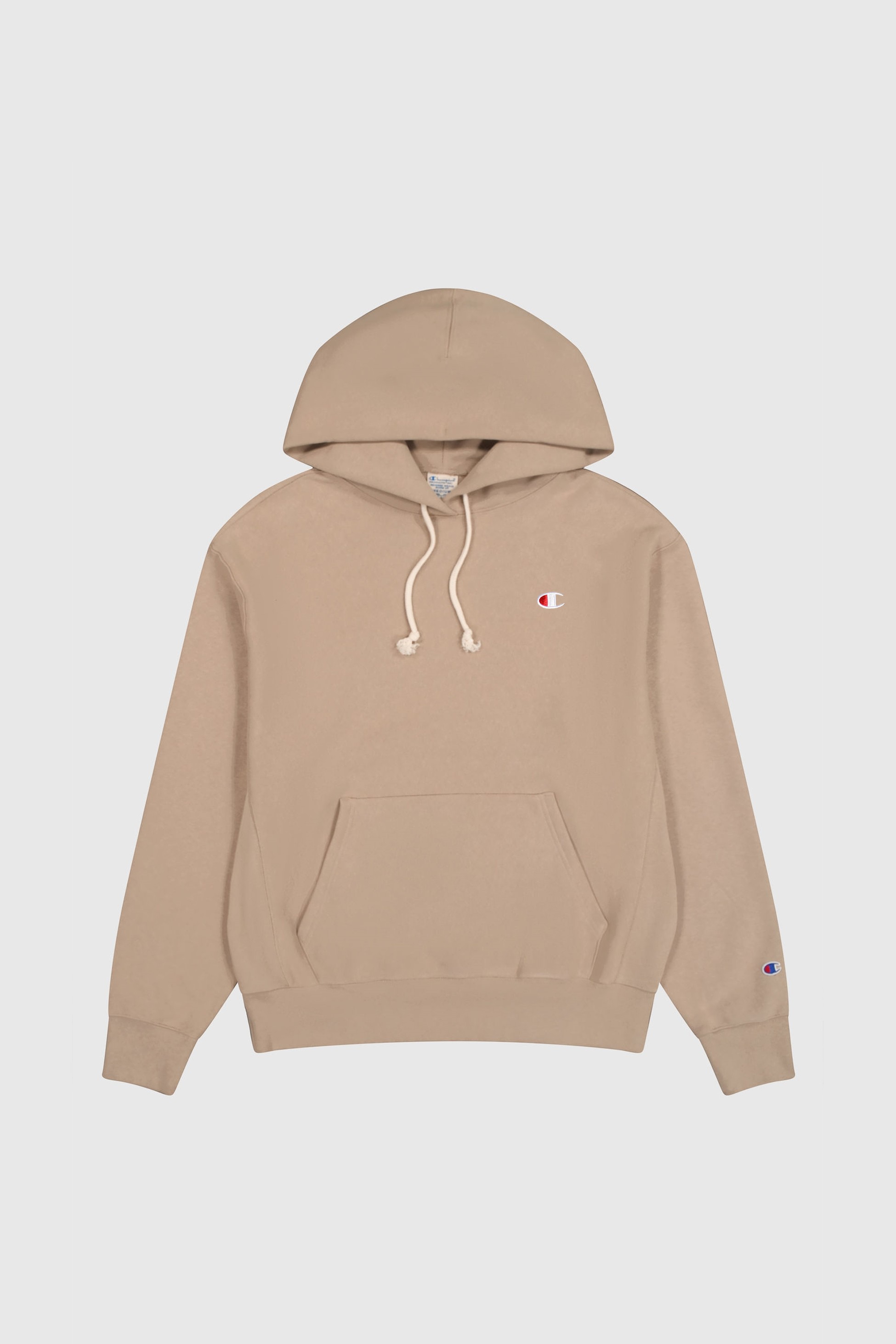 Reverse Weave Hoodie C Logo - Kahverengi