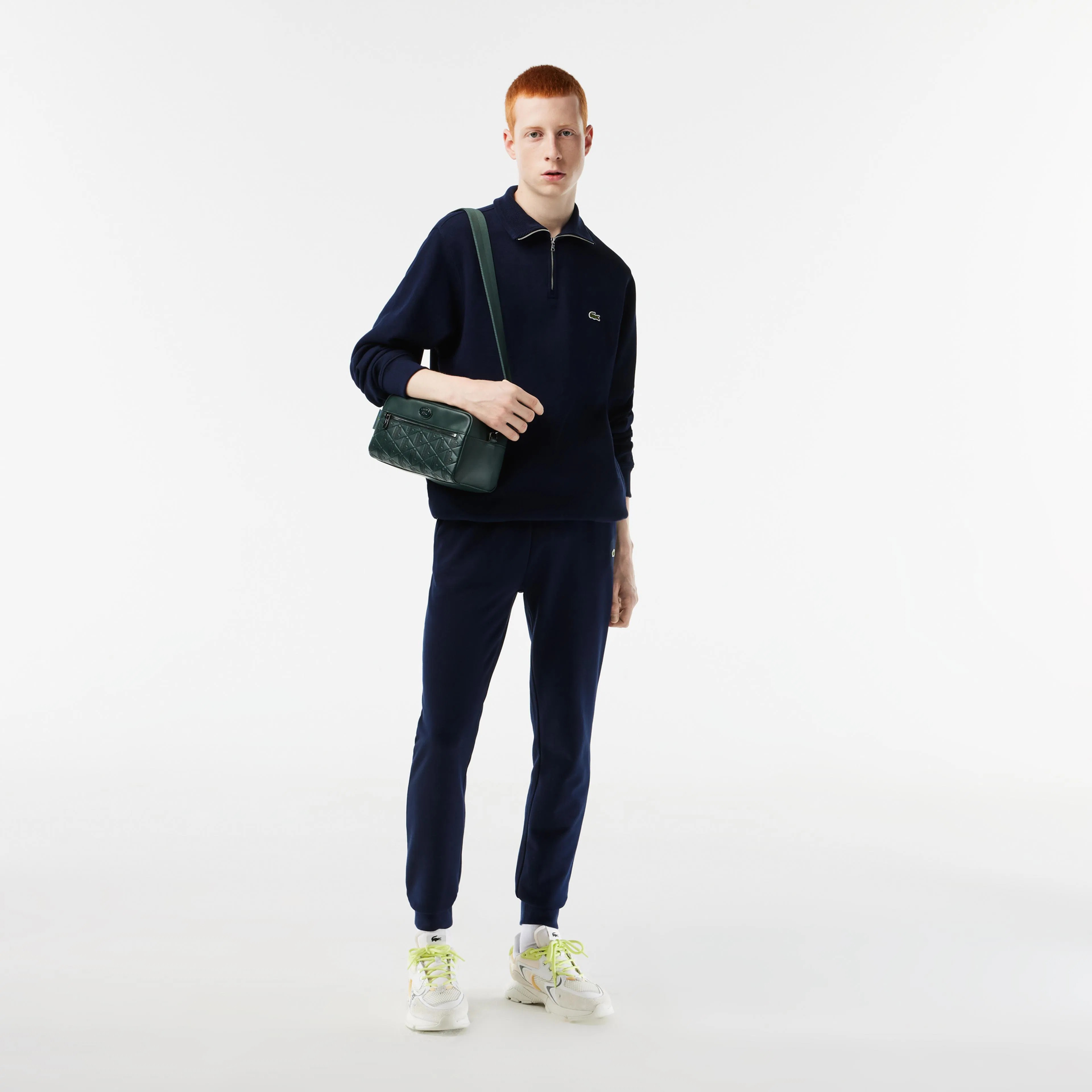 Classic Fit Yarım Fermuarlı Sweatshirt - Lacivert