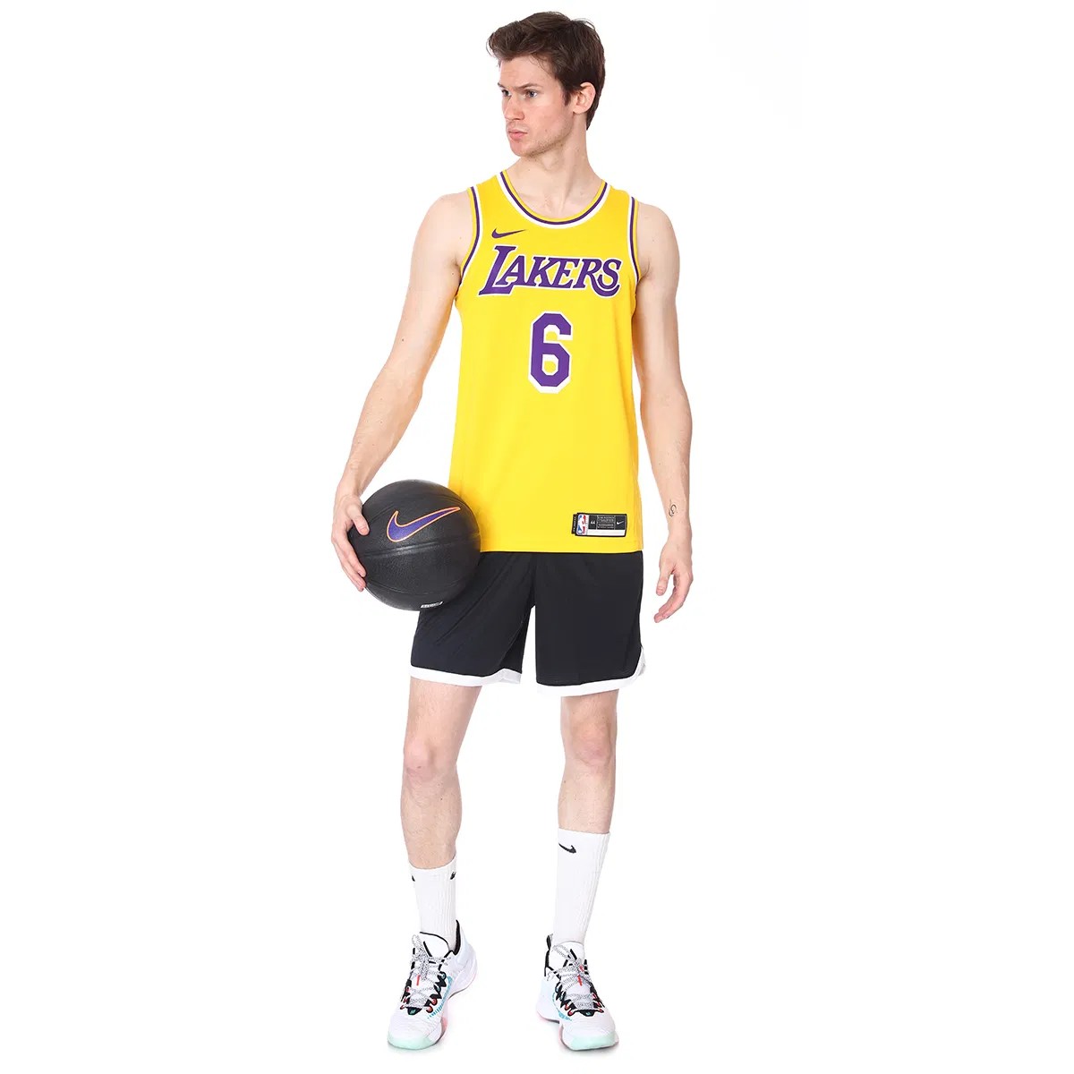 Los Angeles Lakers NBA Swgmn Jsy Icon 20 Sarı Basketbol Forması