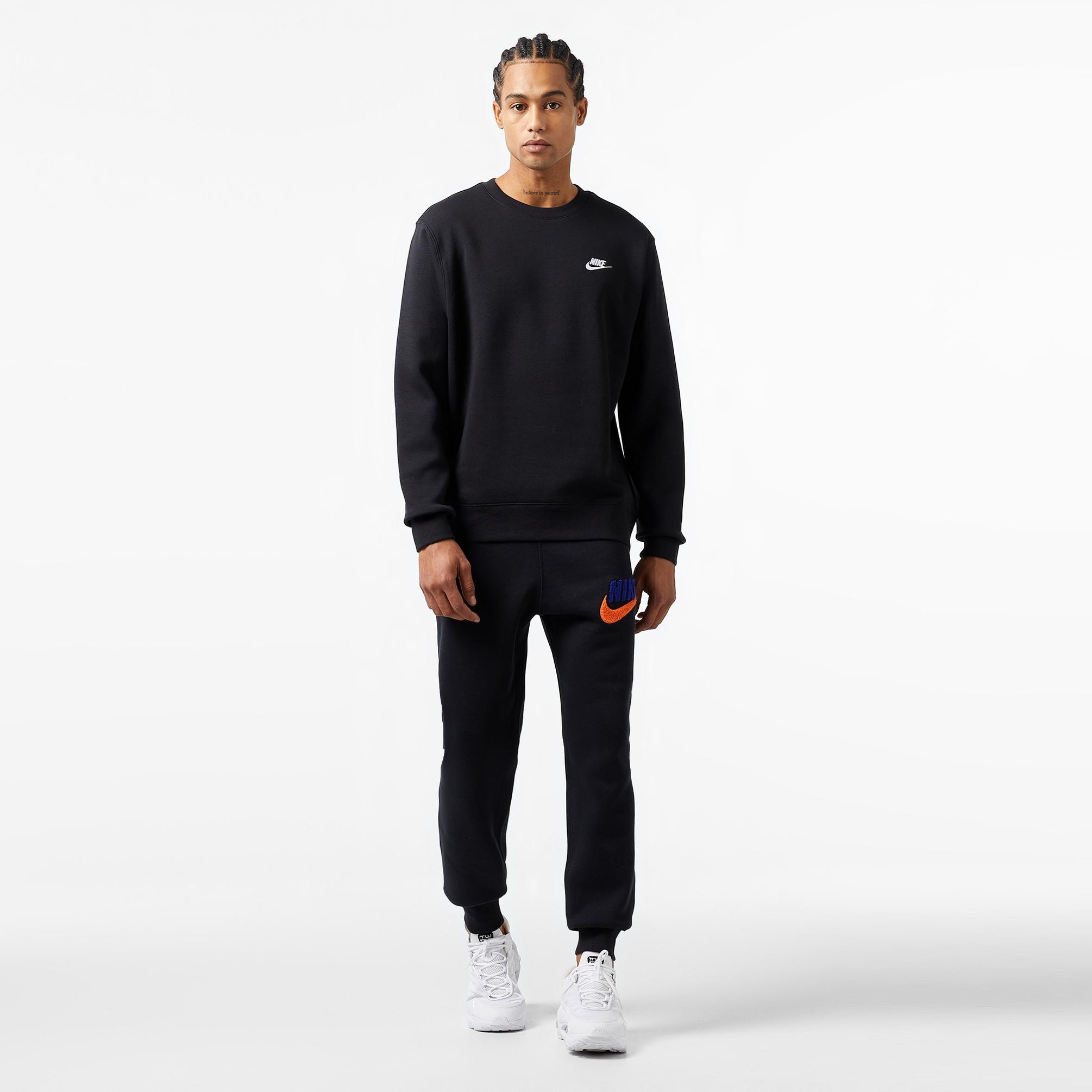 Club French Terry Sweatshirt - Siyah