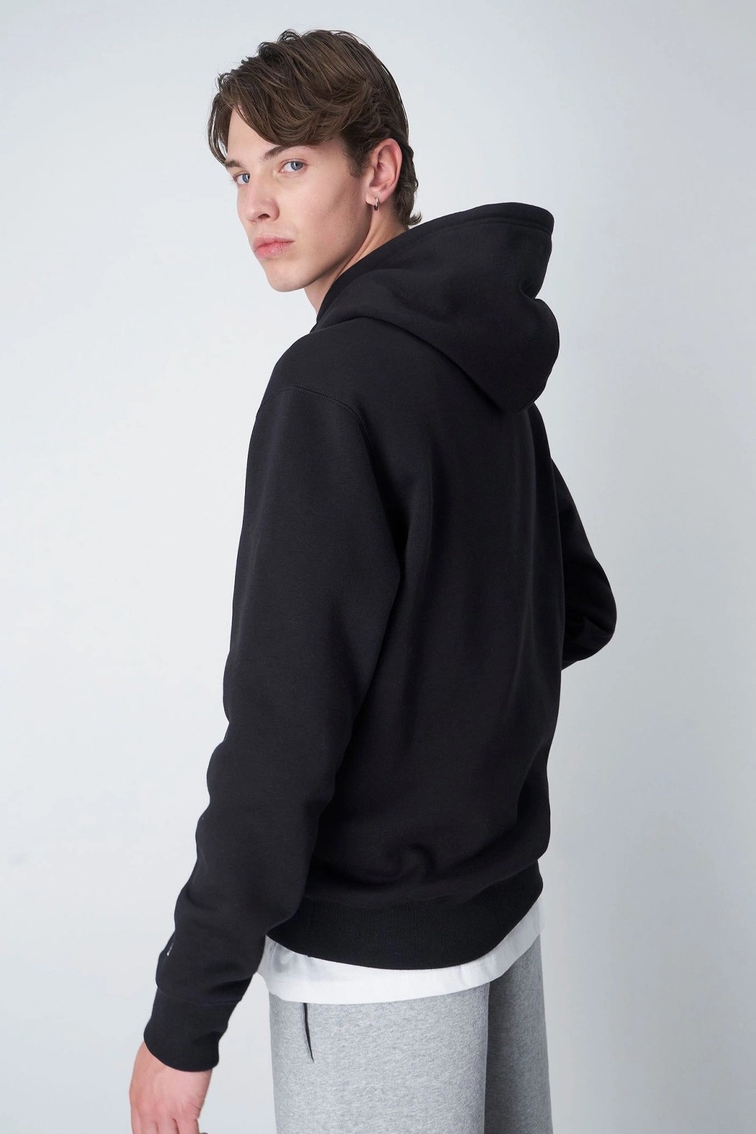 Tonal C Logo Fleece Hoodie