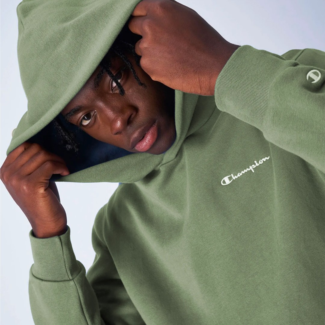Eco Organic Cotton Hoodie - Fesleğen Yeşili