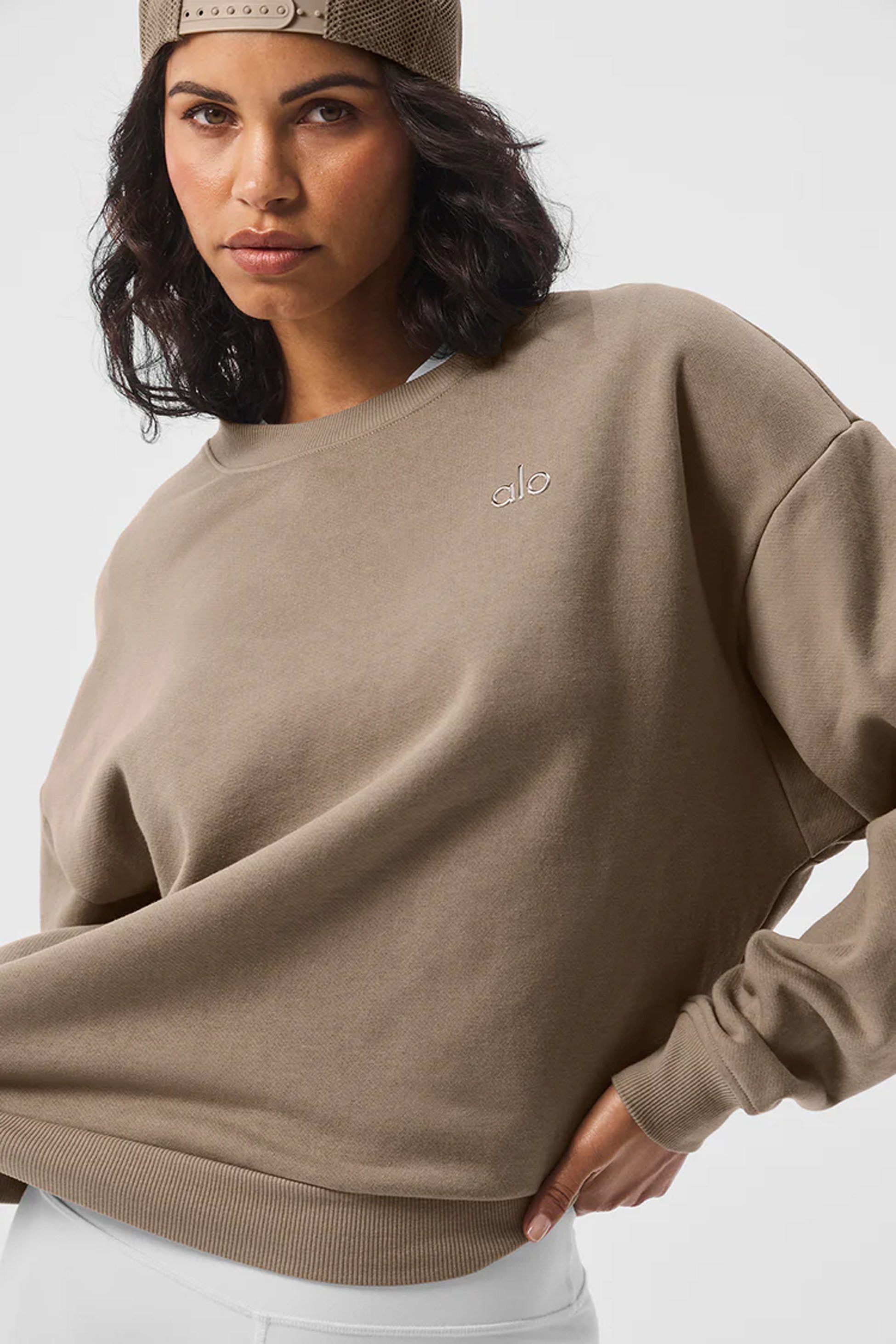 Accolade Pullover Crewneck Sweatshirt - Gravel