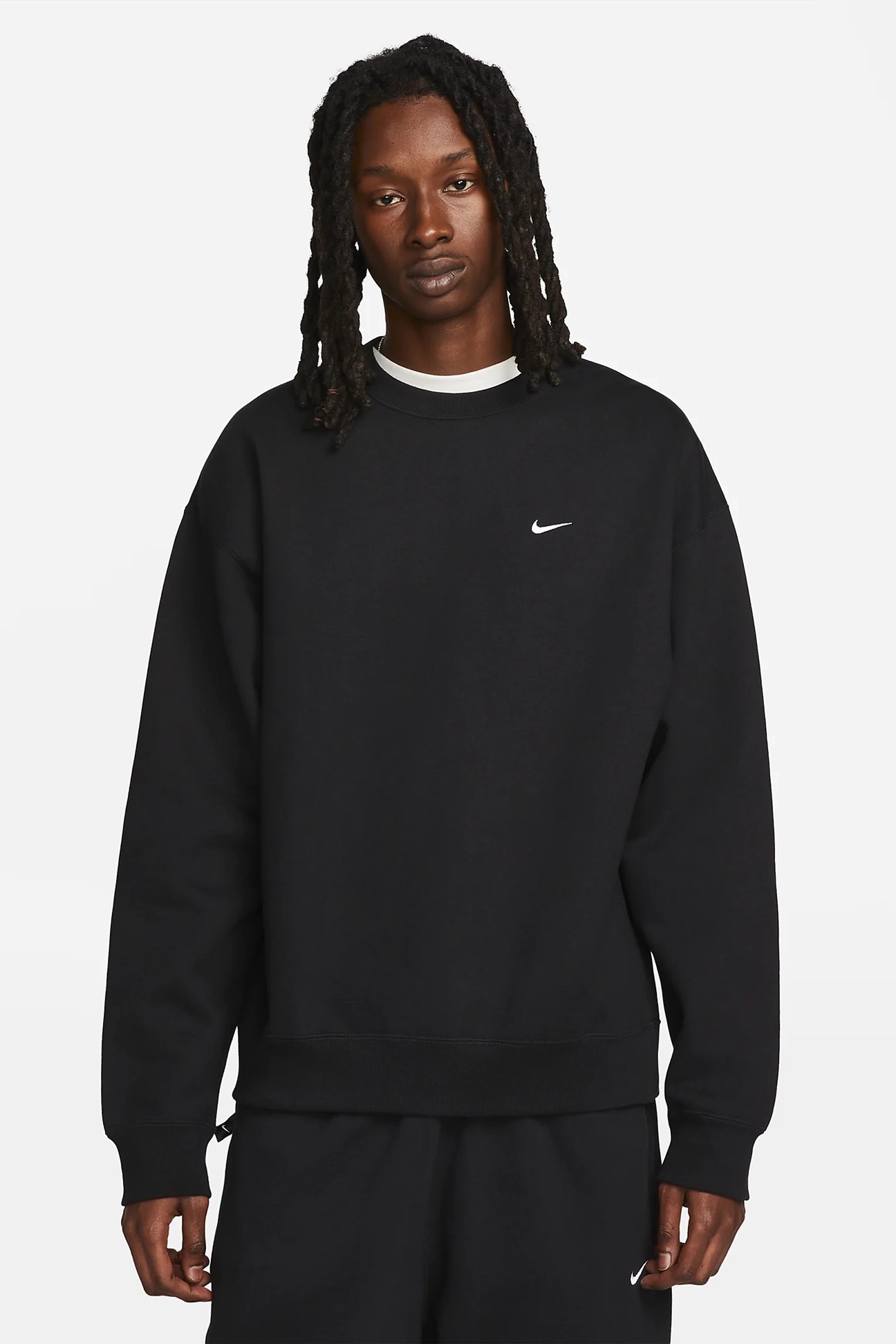 Solo Swoosh Fleece Crew Üst