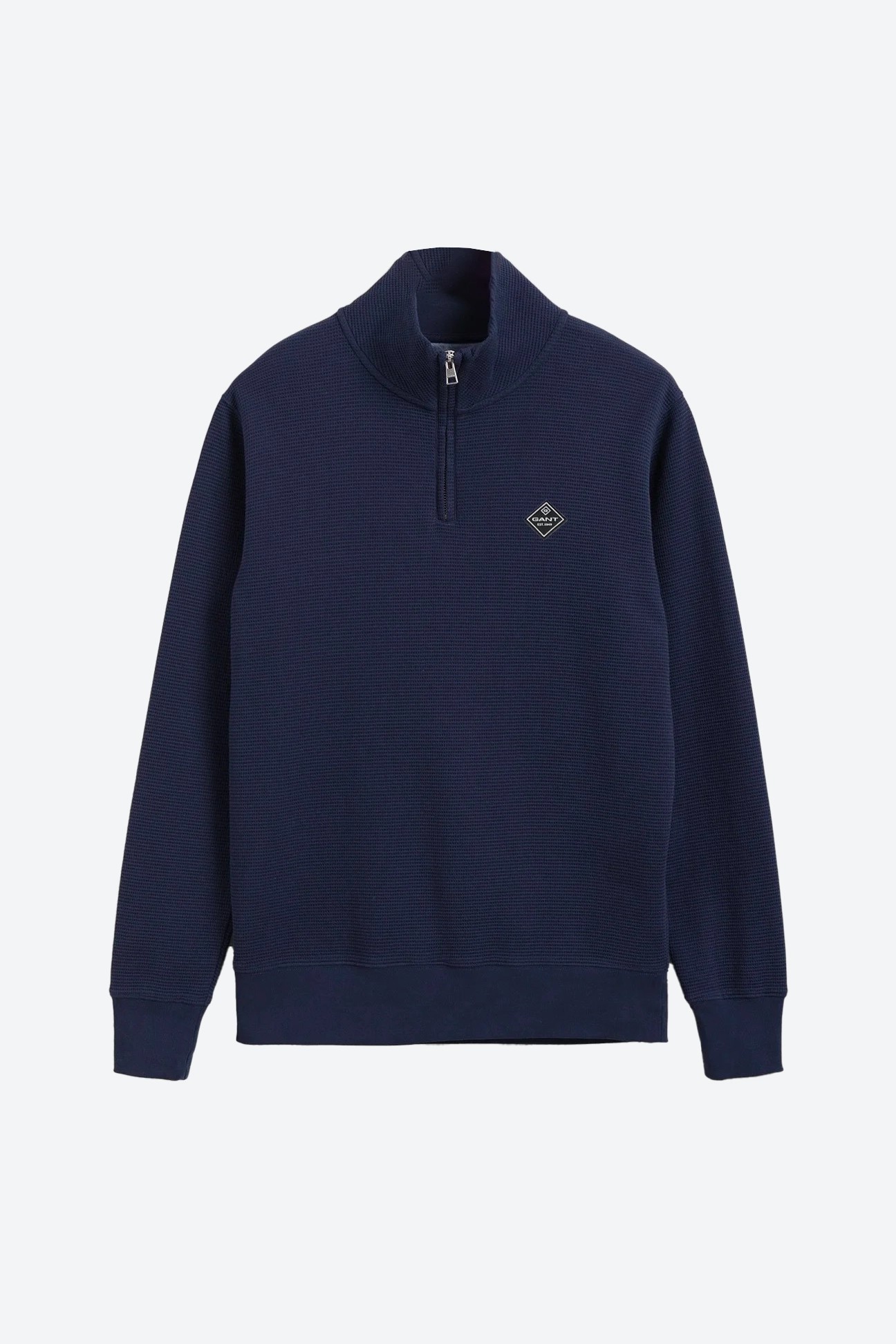 Regular Fit Yarım Fermuarlı Sweatshirt - Lacivert