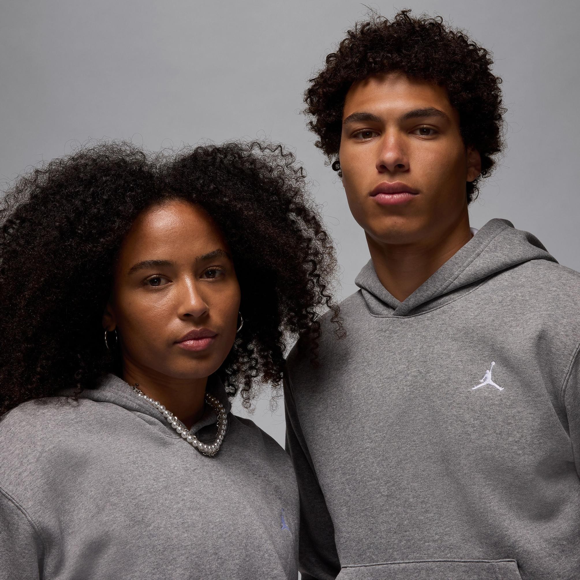 Jordan Brooklyn Fleece Hoodie - Dark Grey Heather