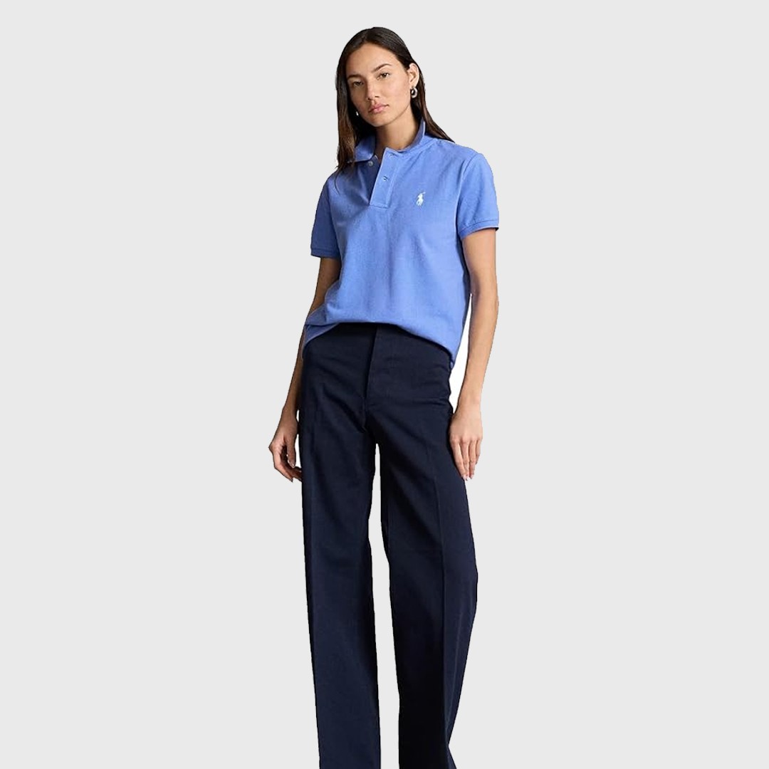 The Iconic Mesh Polo - Mavi