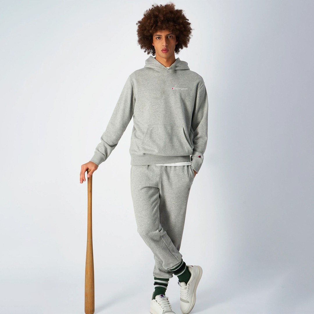 Eco Organic Cotton Hoodie - Gri