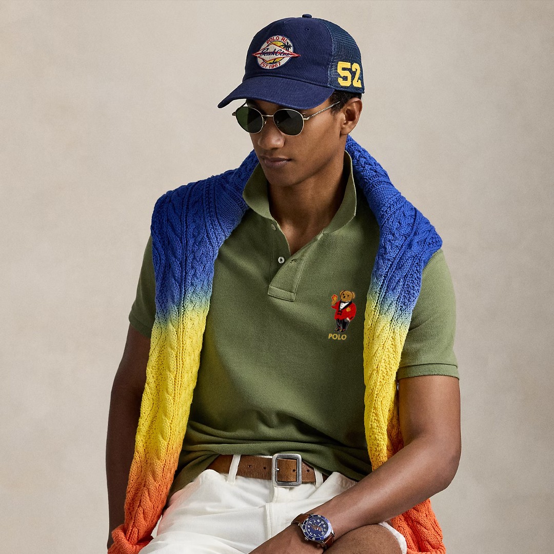 Bear Mesh Polo - Yeşil
