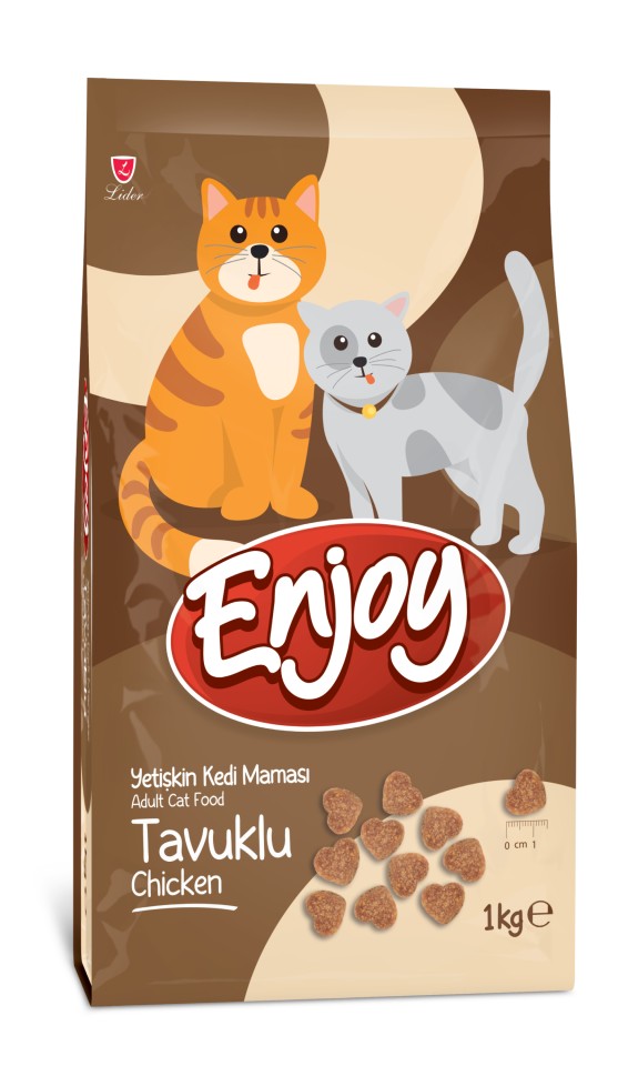 ENJOY TAVUKLU YETİŞKİN KEDİ MAMASI 1 KG 