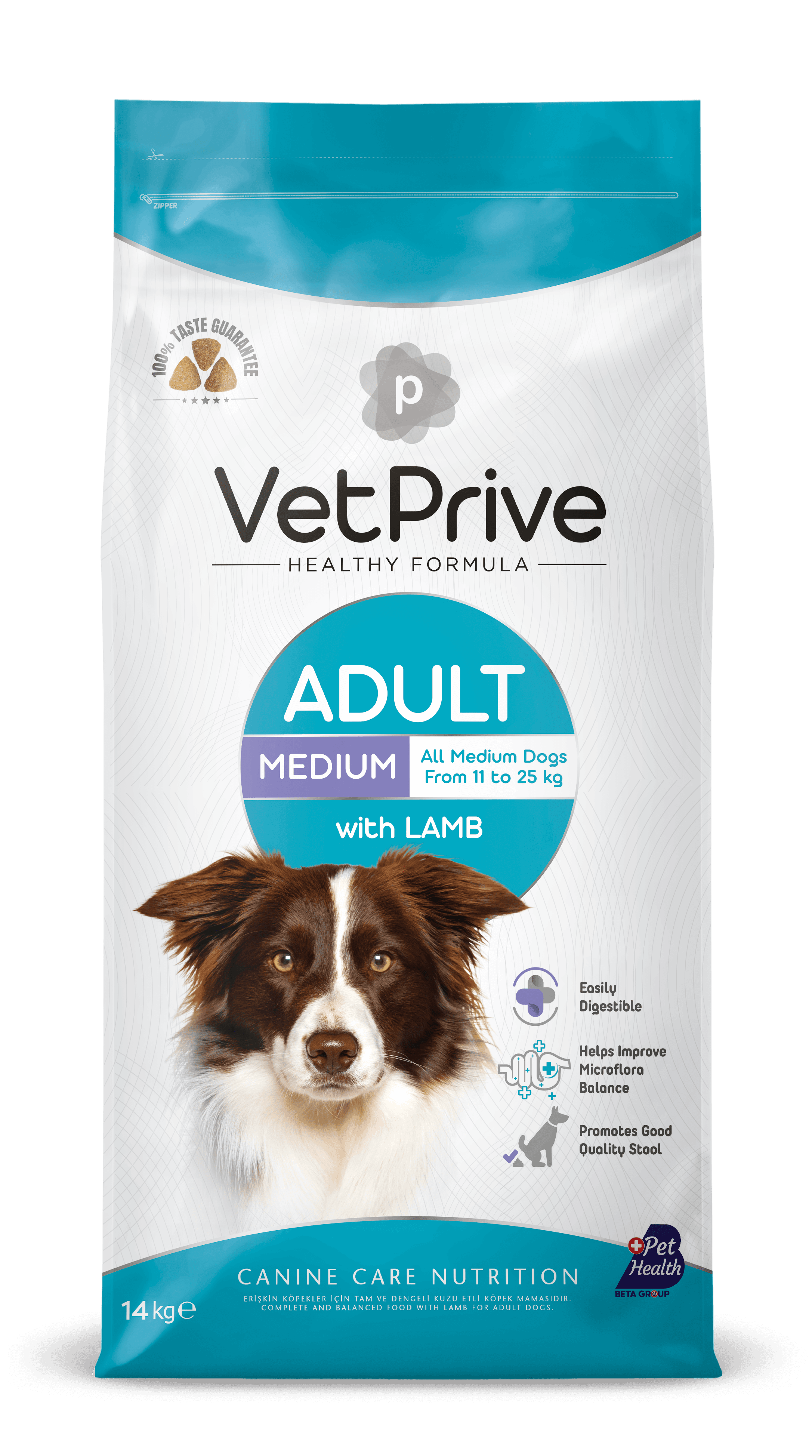 VETPRİVE DOG ADULT MEDİUM WİTH LAMB 14 KG KÖPEK MAMASI 