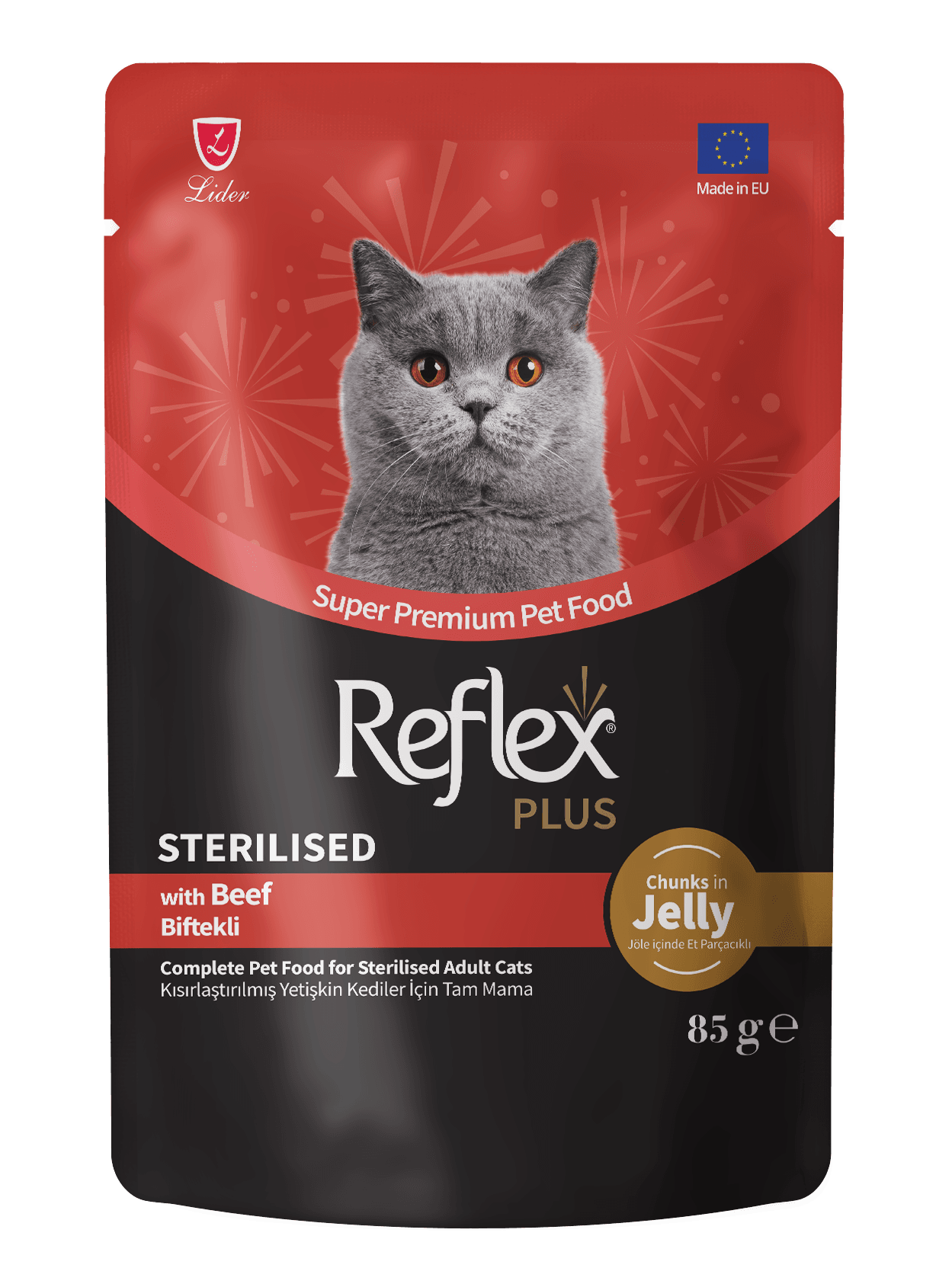 REFLEX PLUS KEDİ YAŞ MAMALARI