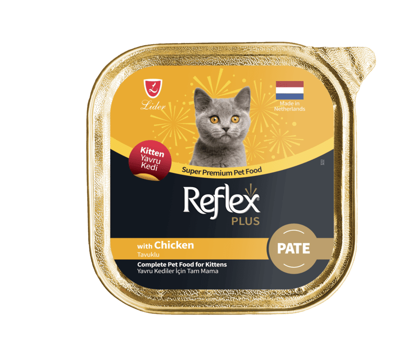 REFLEX PLUS TAVUKLU YAVRU KEDİLER İÇİN YAŞ MAMA 85 G 