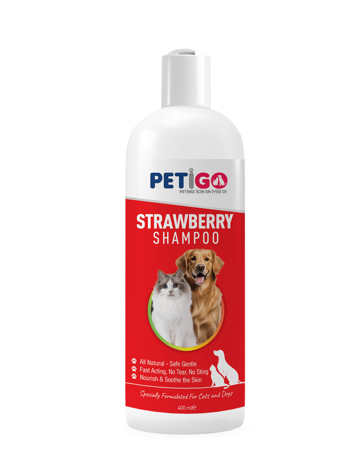 PETİGO STRAWBERRY SHAMPOO - ÇİLEK ÖZLÜ ŞAMPUAN