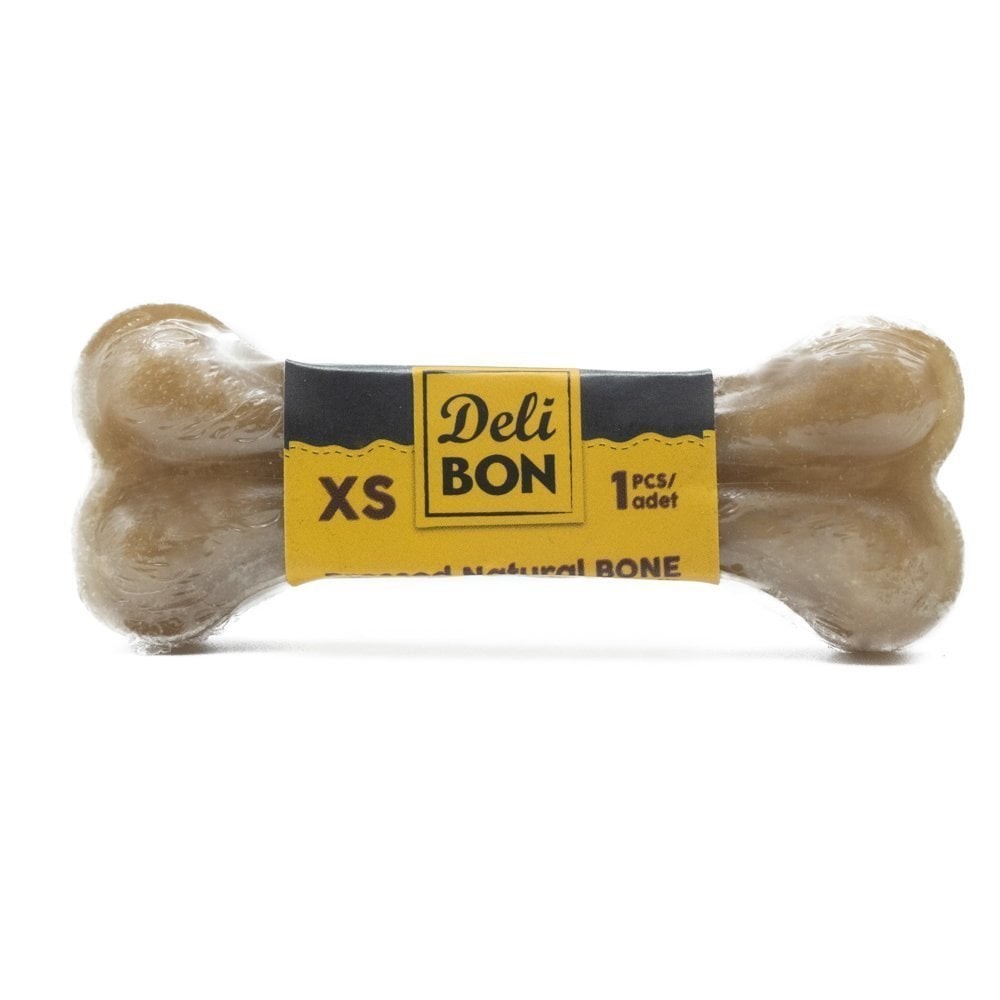 DELİBON DERİ PRES KEMİK 7CM XS BOY 1Lİ VAKUM NATUREL 7CMX1AD
