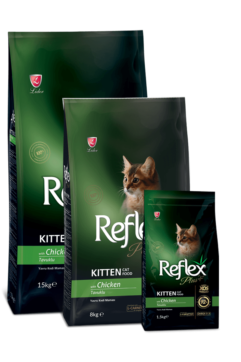 REFLEX PLUS TAVUKLU YAVRU KEDİ MAMASI 