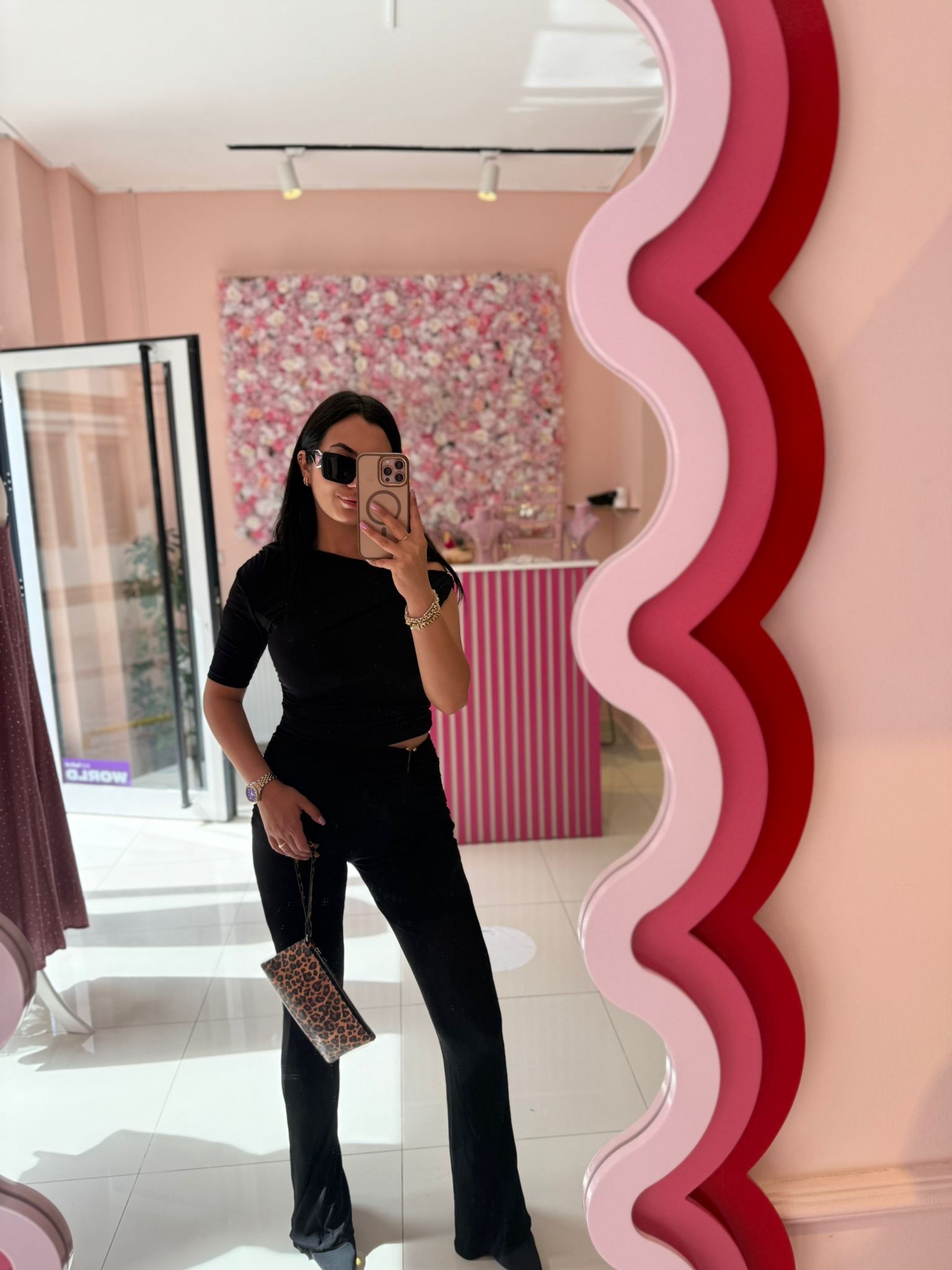 🖤 Toka Detaylı Esnek Fit Pantolon