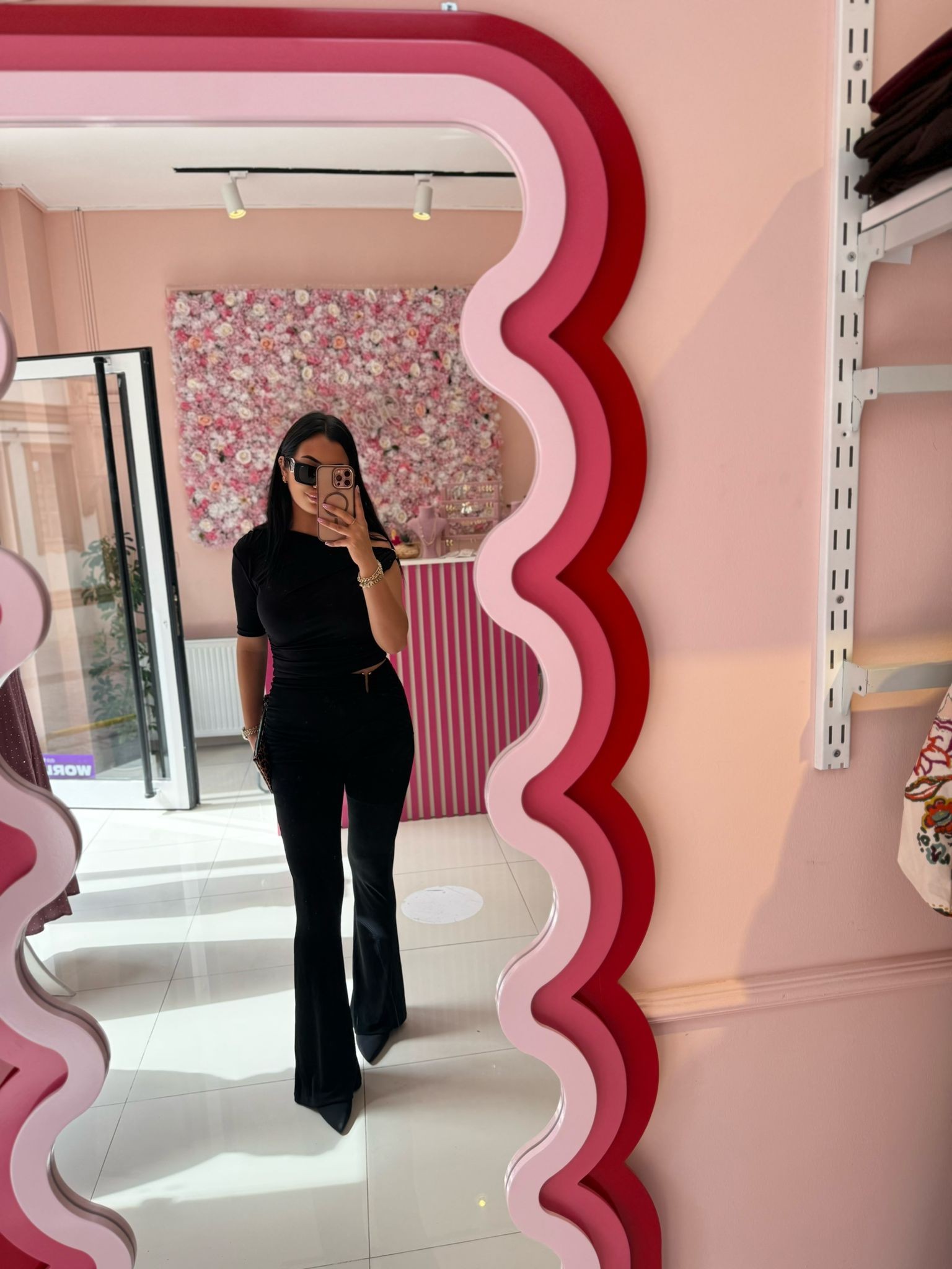 🖤 Toka Detaylı Esnek Fit Pantolon