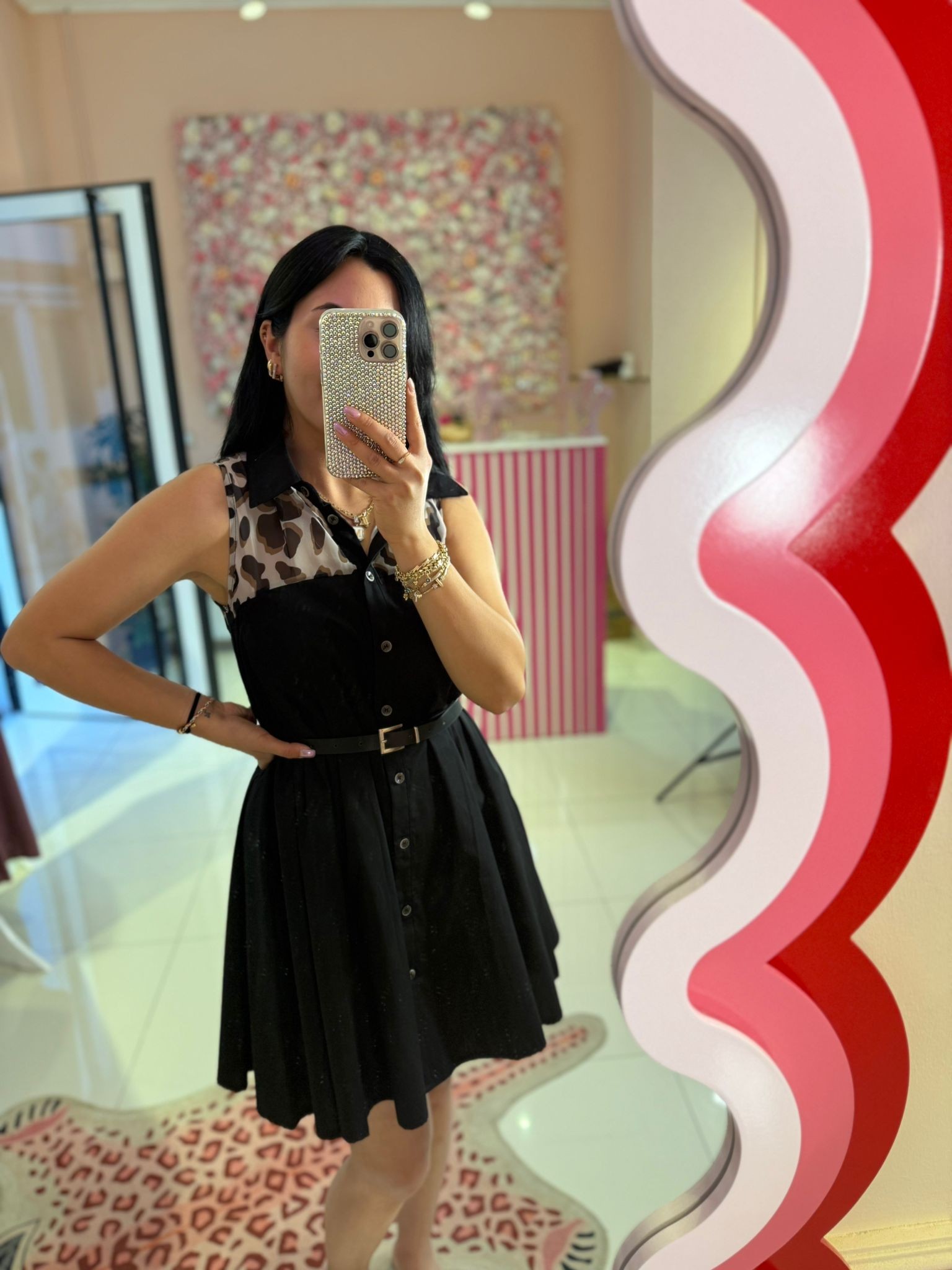 🖤 Siyah Gömlek Elbise Şıklığı 🖤