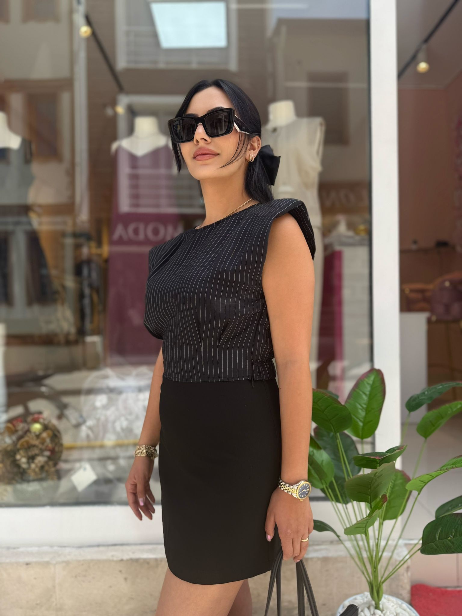 🖤 Siyah ve Kahve Mini Etek! Her Dolabın Kurtarıcısı 