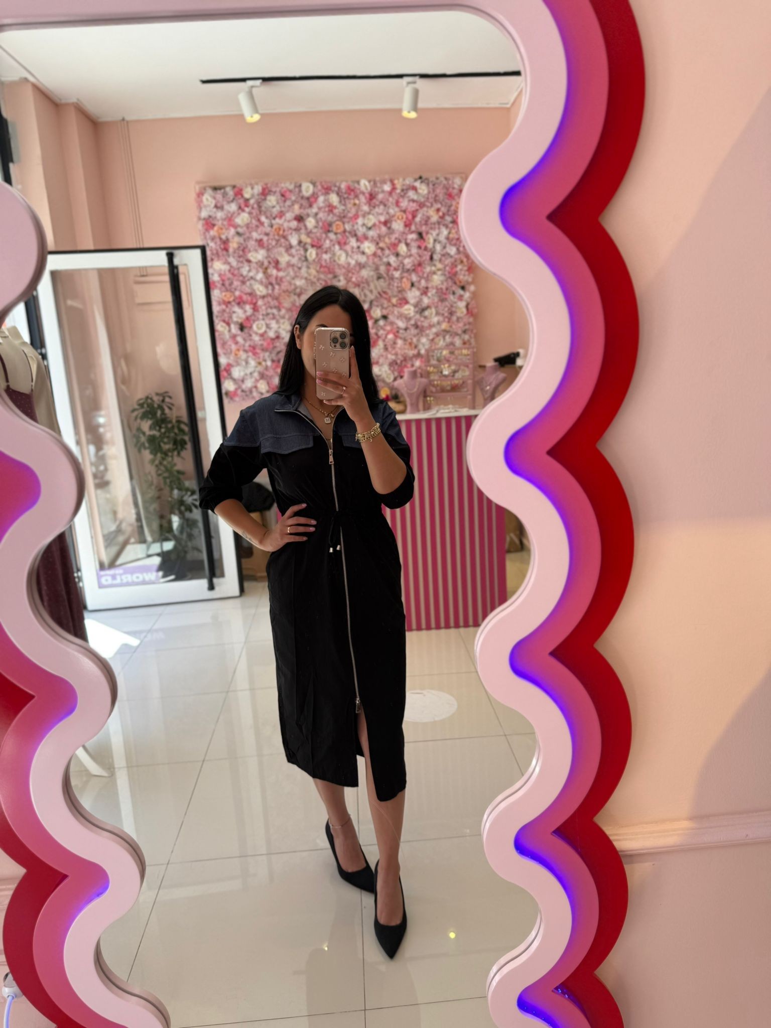 🖤 Güçlü Duruş, Modern Tasarım Elbise !