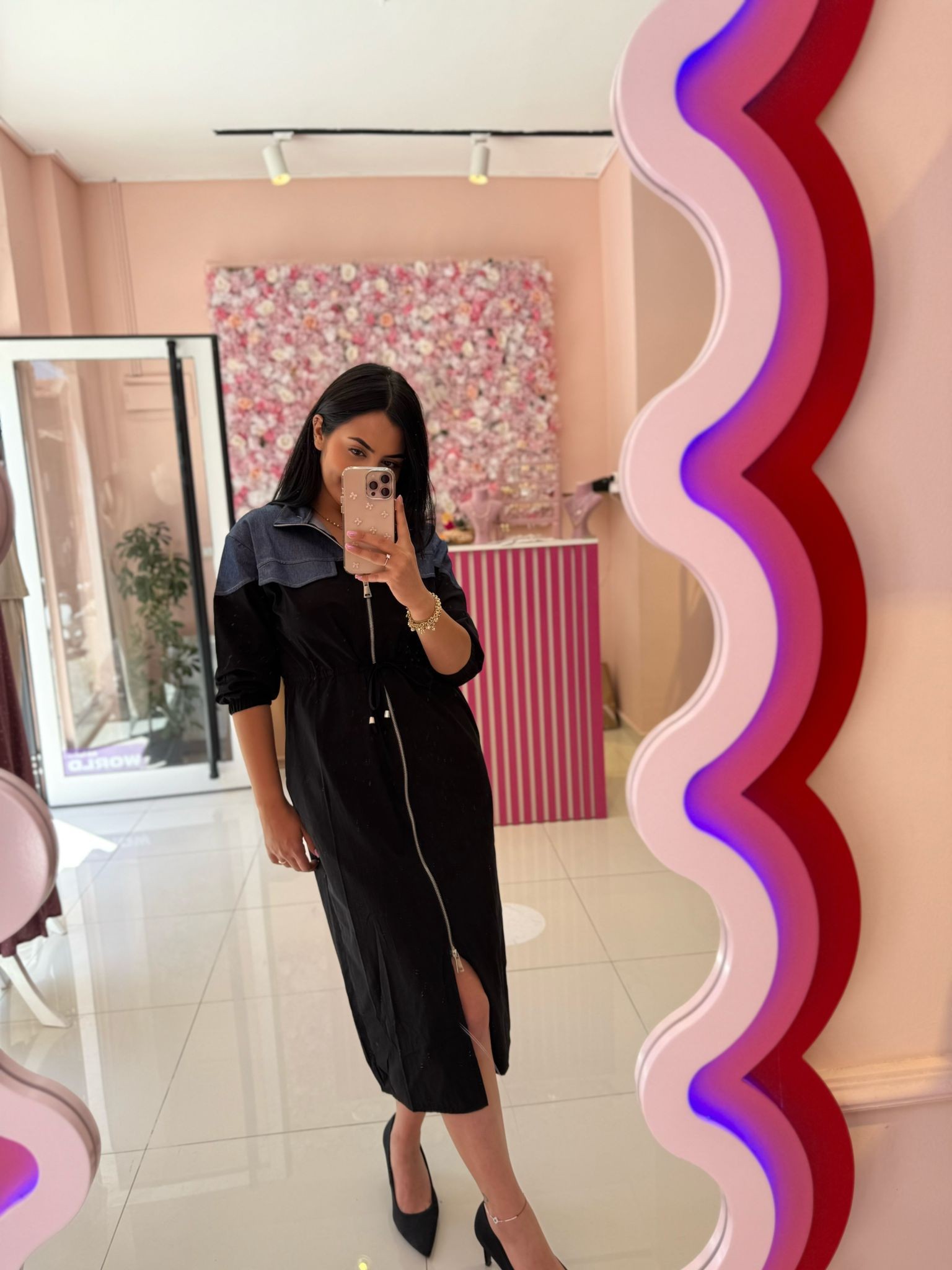 🖤 Güçlü Duruş, Modern Tasarım Elbise !