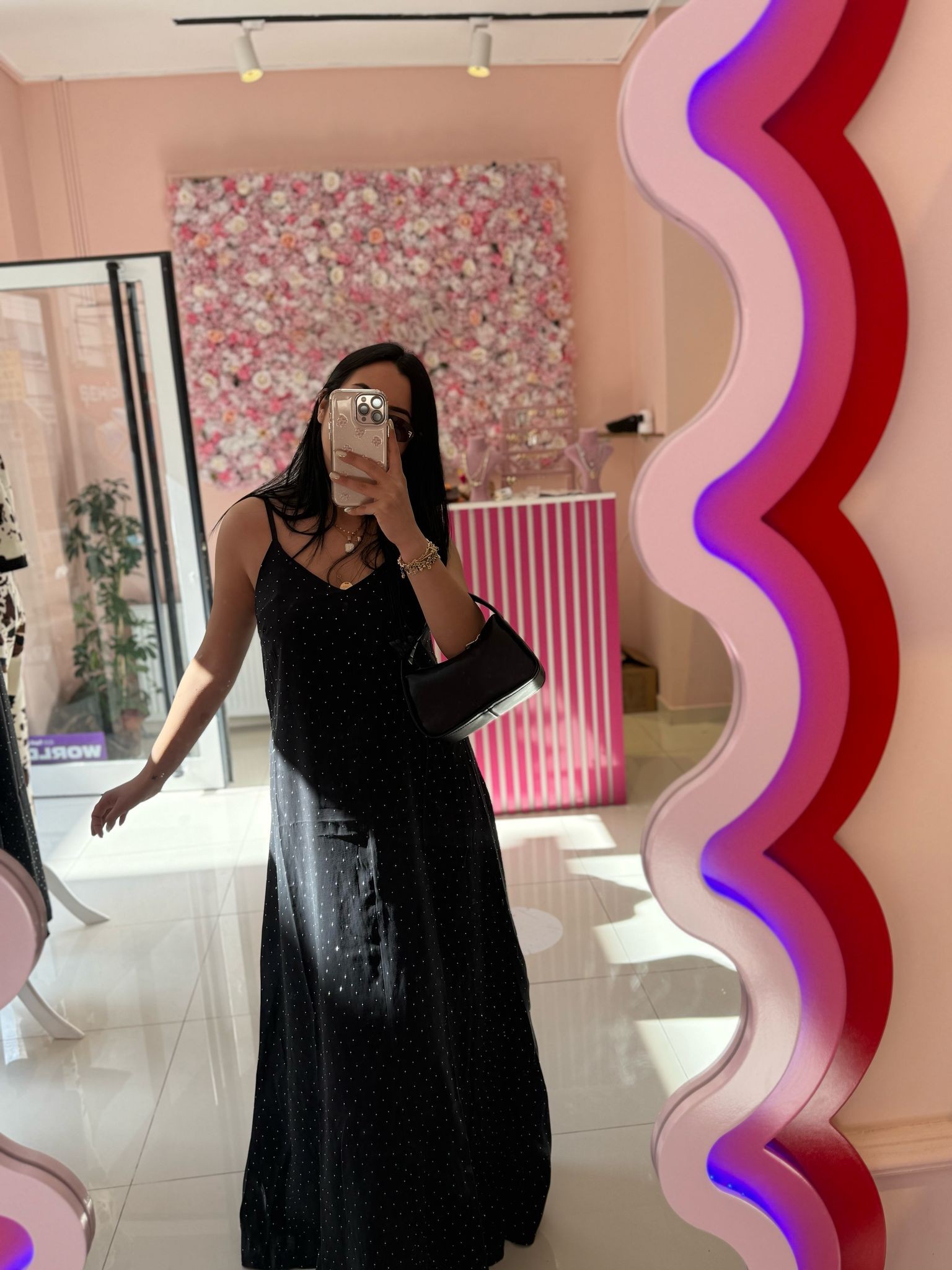 🖤 Geceye Işıltı Katan Taşlı Elbiseler! (Siyah-Antrasit-Bordo)