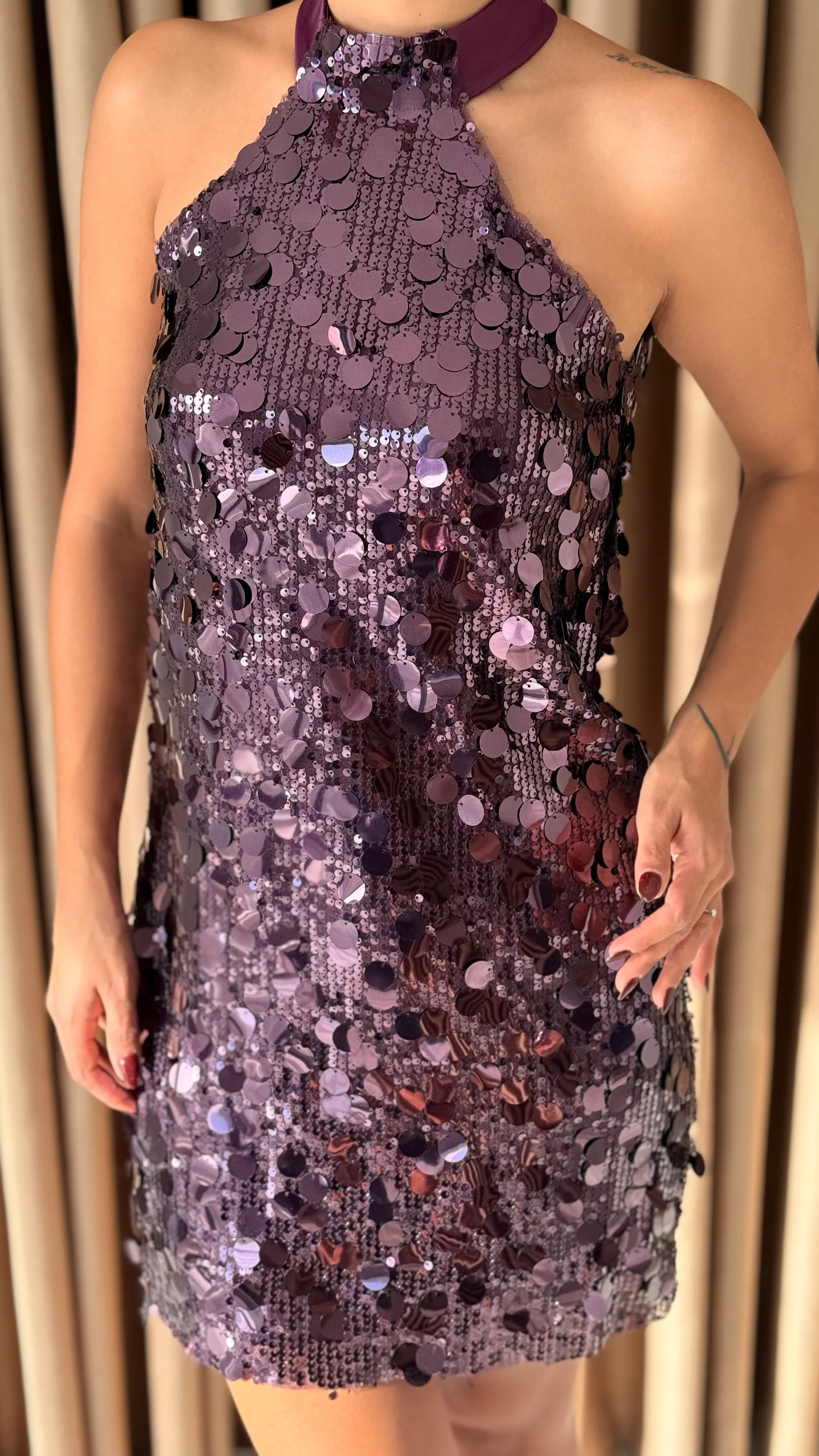 Pul Payet Mini Elbise