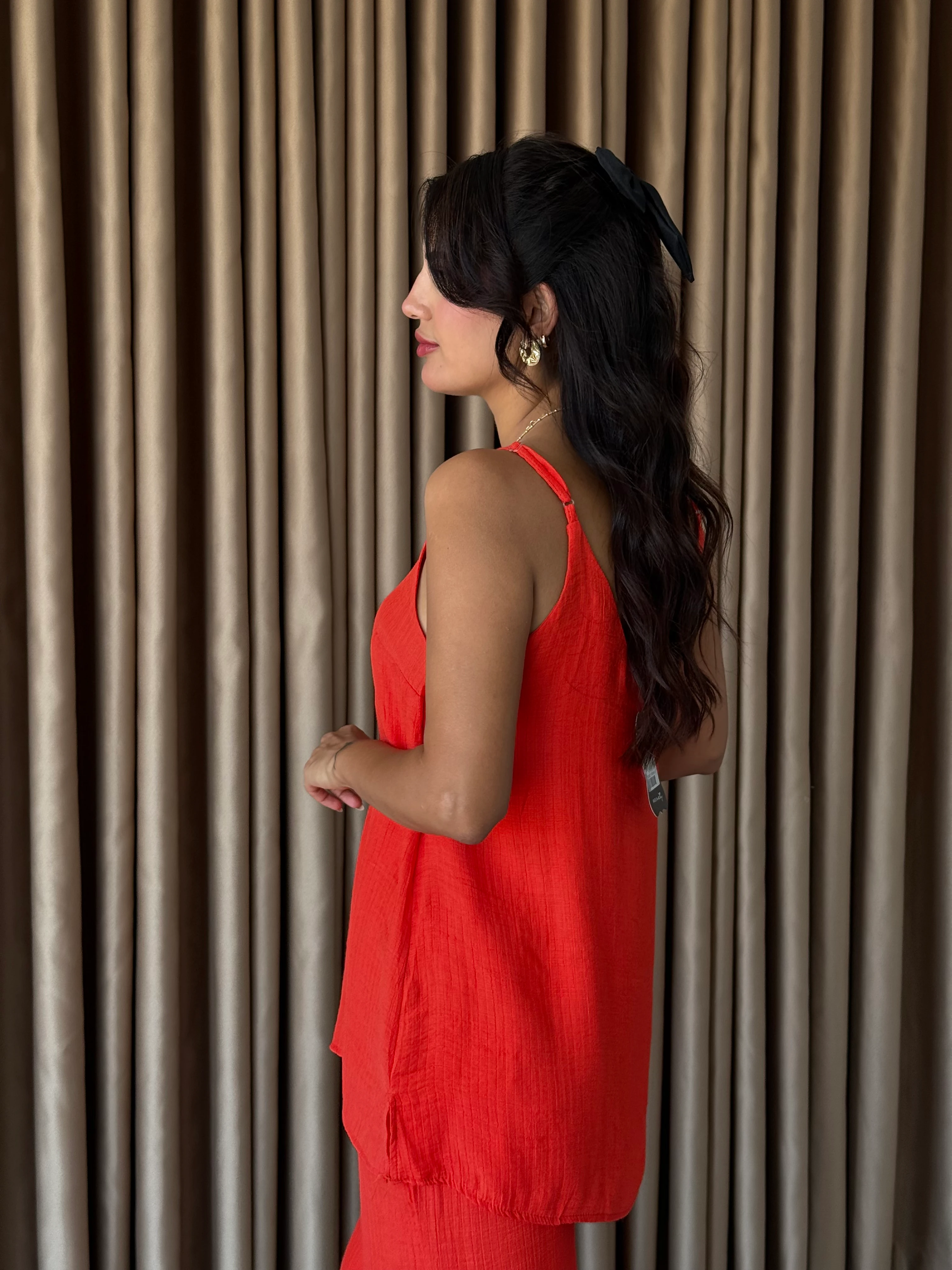 Dokuma Kumaş İp Askılı Takım