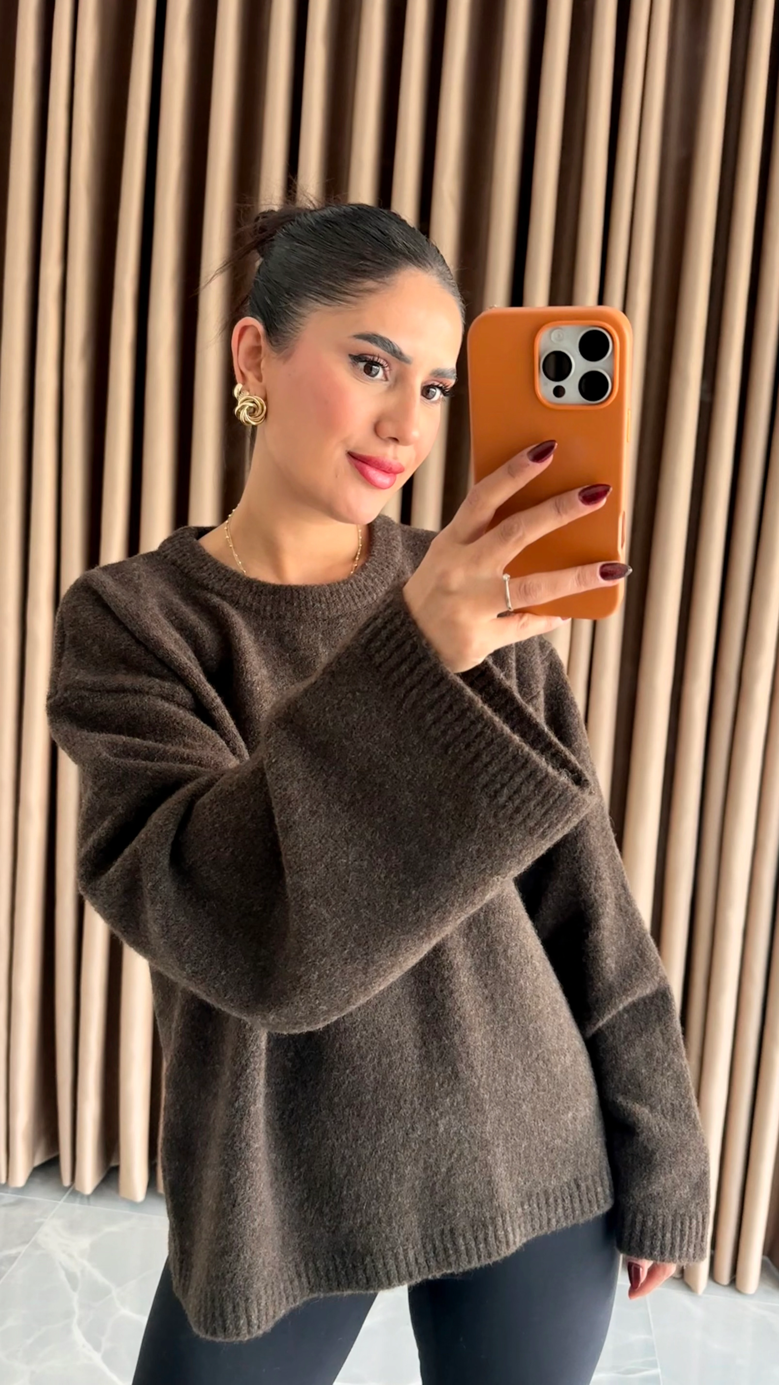 Bisiklet Yaka Basic Kazak