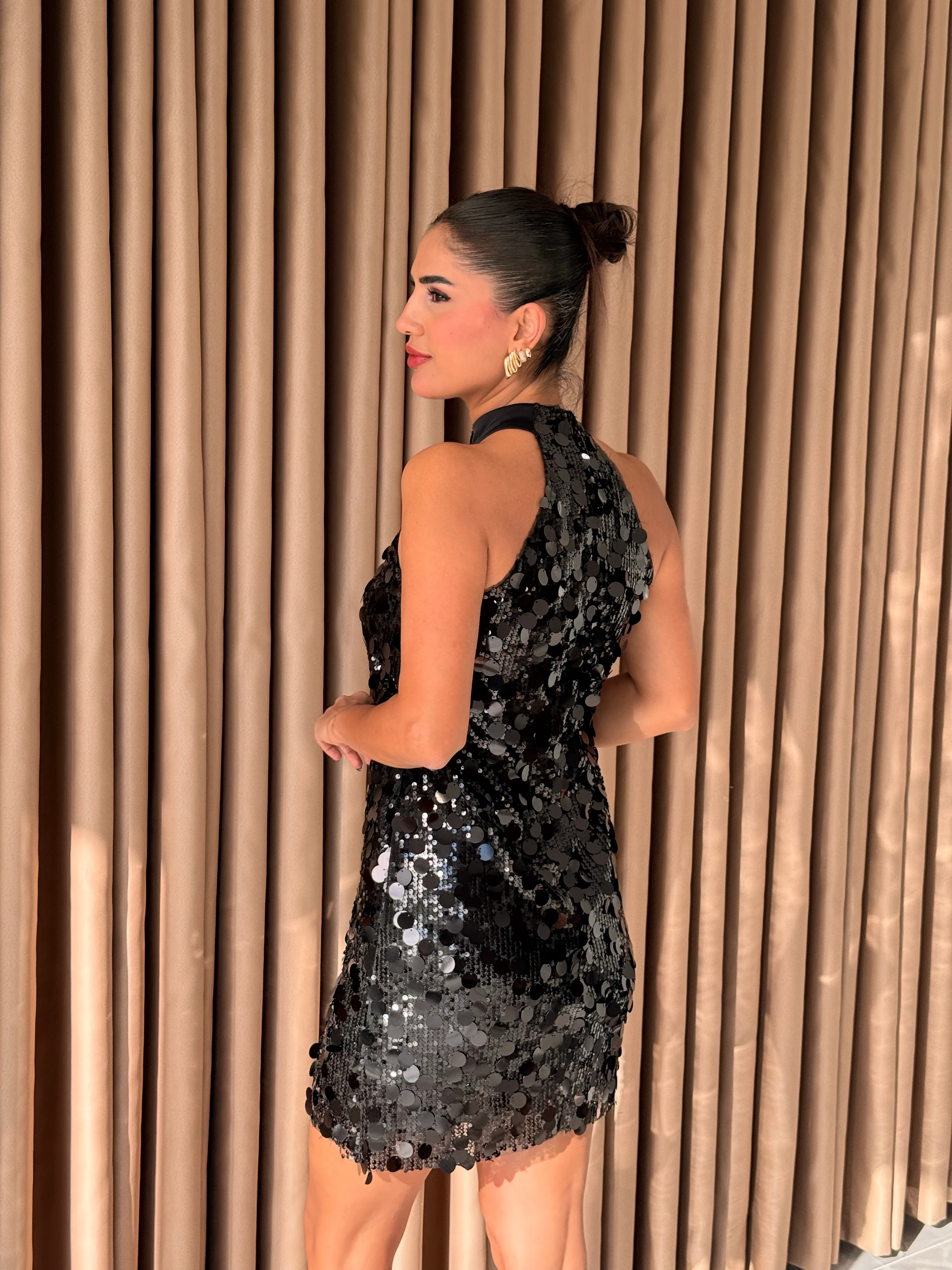 Pul Payet Mini Elbise