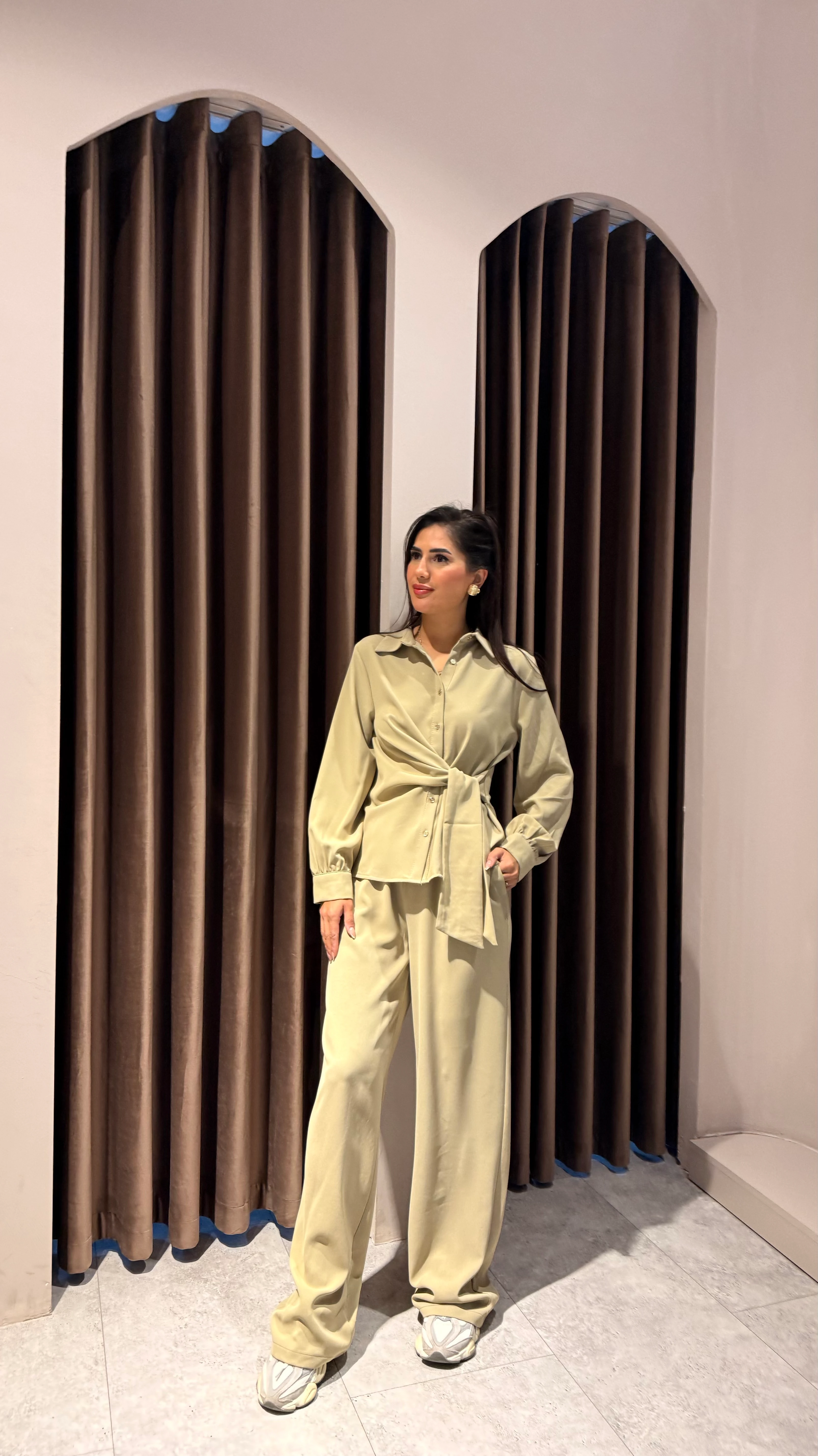 Düğümlü Ceket Pantolon Takım