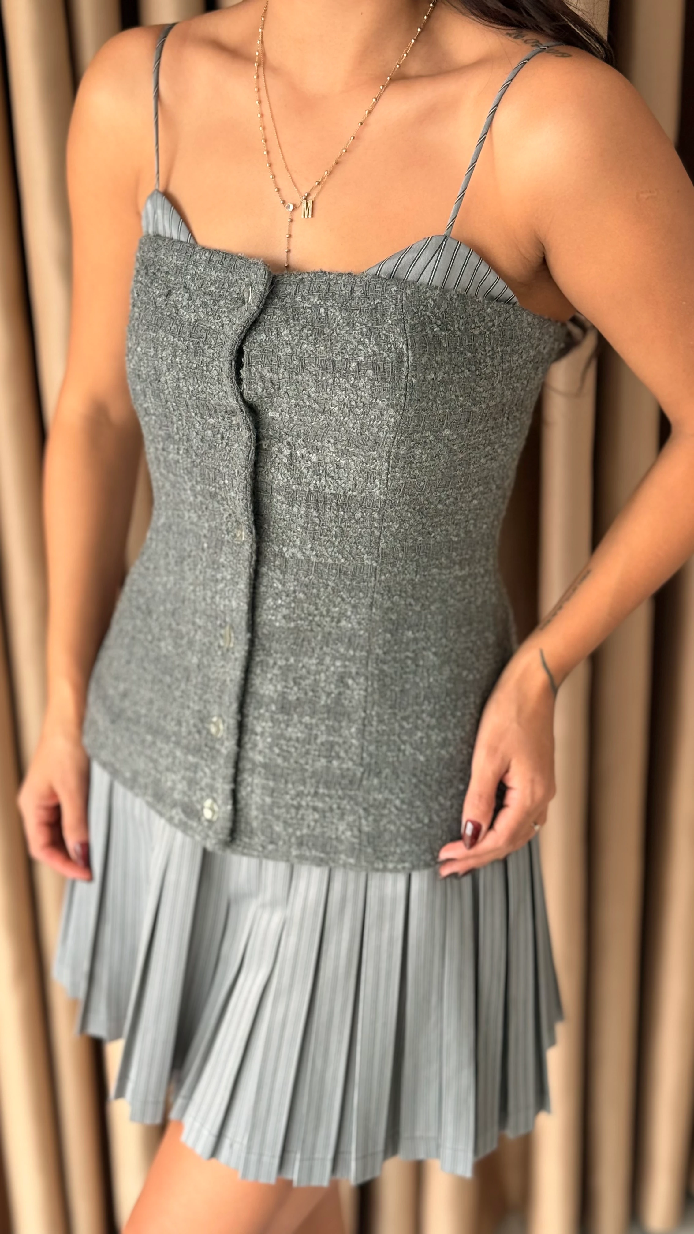 Antrasit Tüvit Elbise