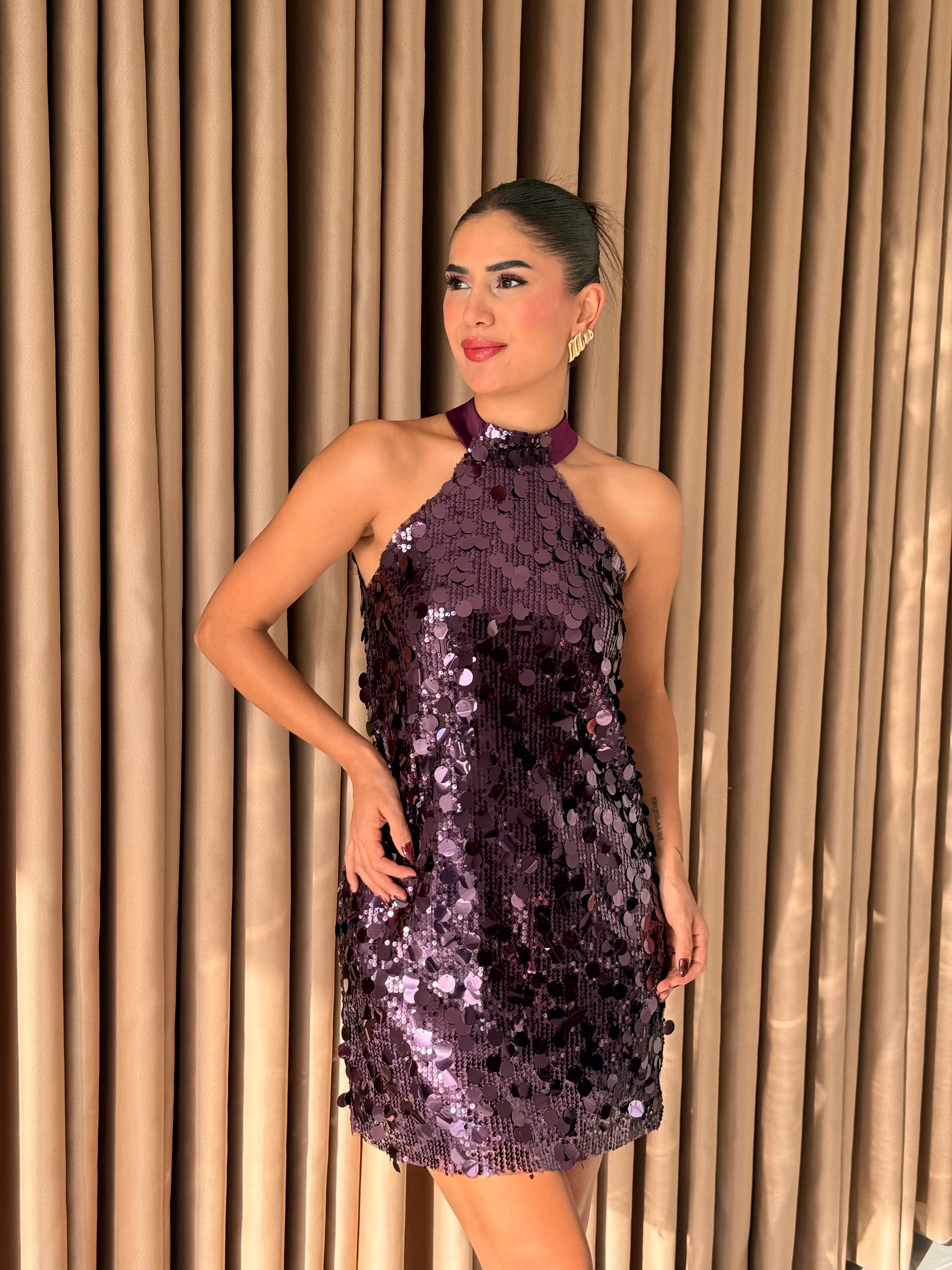 Pul Payet Mini Elbise