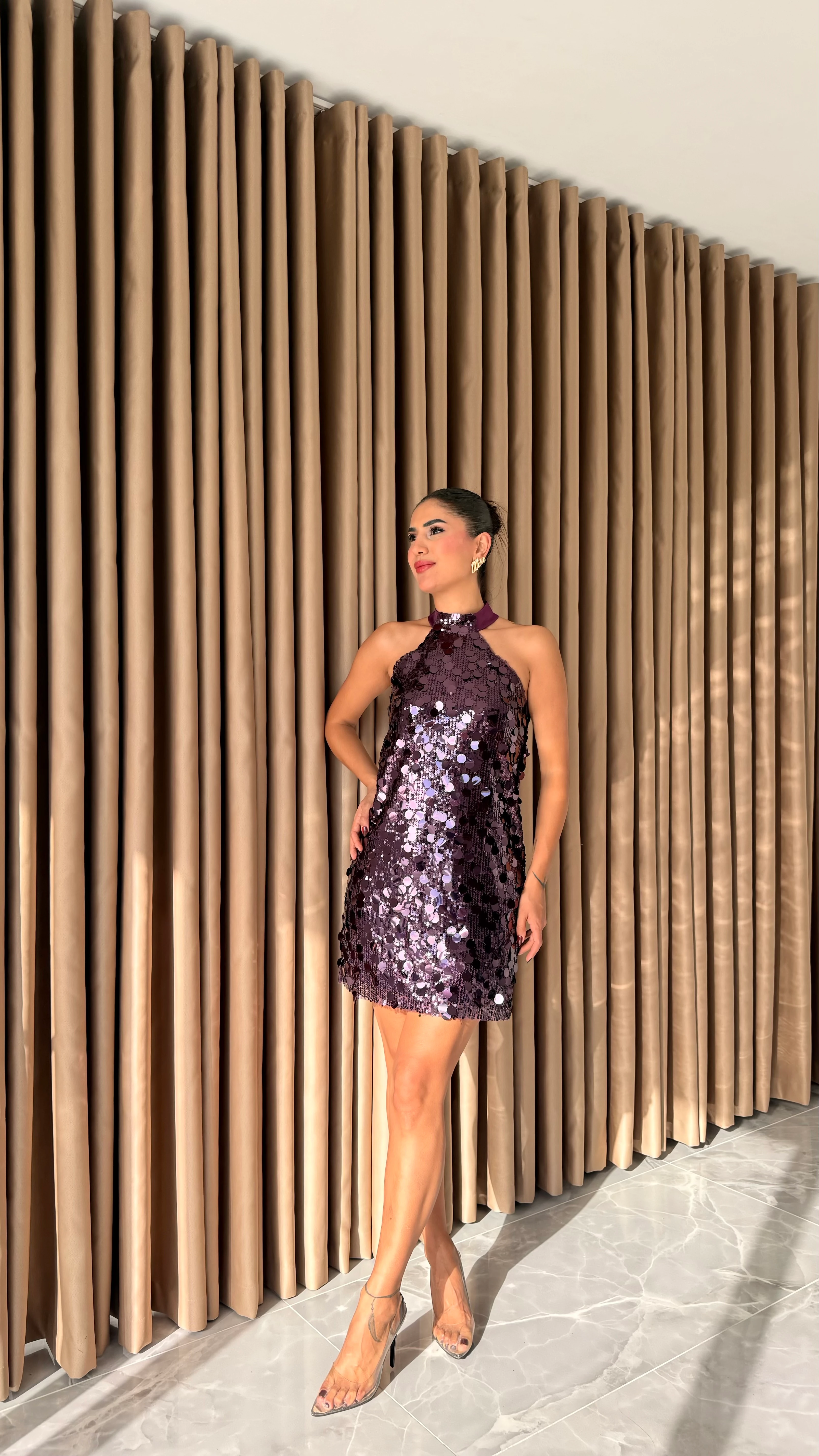 Pul Payet Mini Elbise